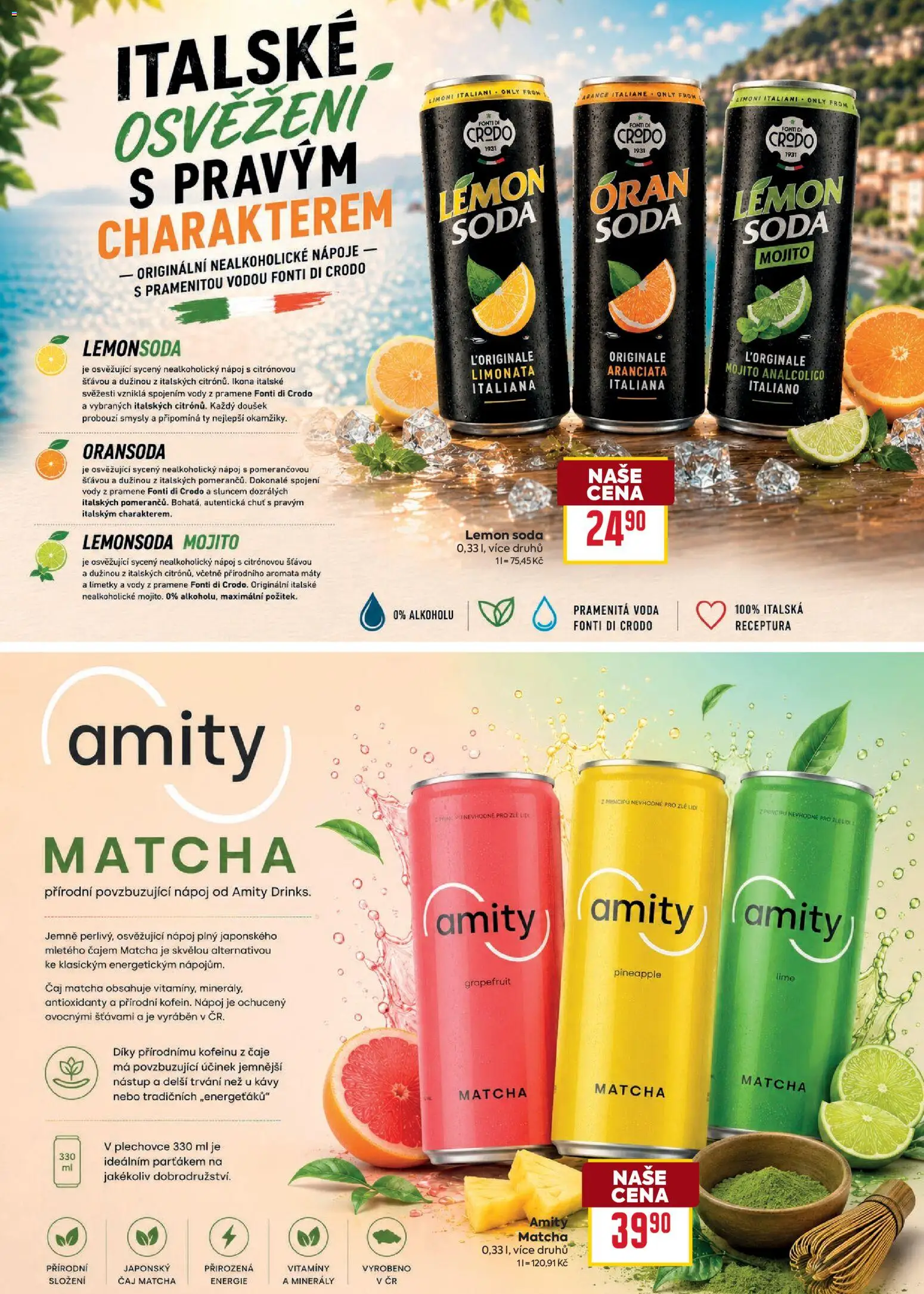Billa Velký leták od 17.06.2026 | Strana: 18 | Produkty: Minerály, Vitamíny, Matcha, Mojito