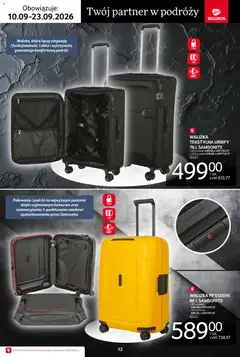 Pogląd oferty "Selgros cash&carry gazetka - Premium" - ważna od 10.09.2026 | Strona: 12 | Produkty: Walizka