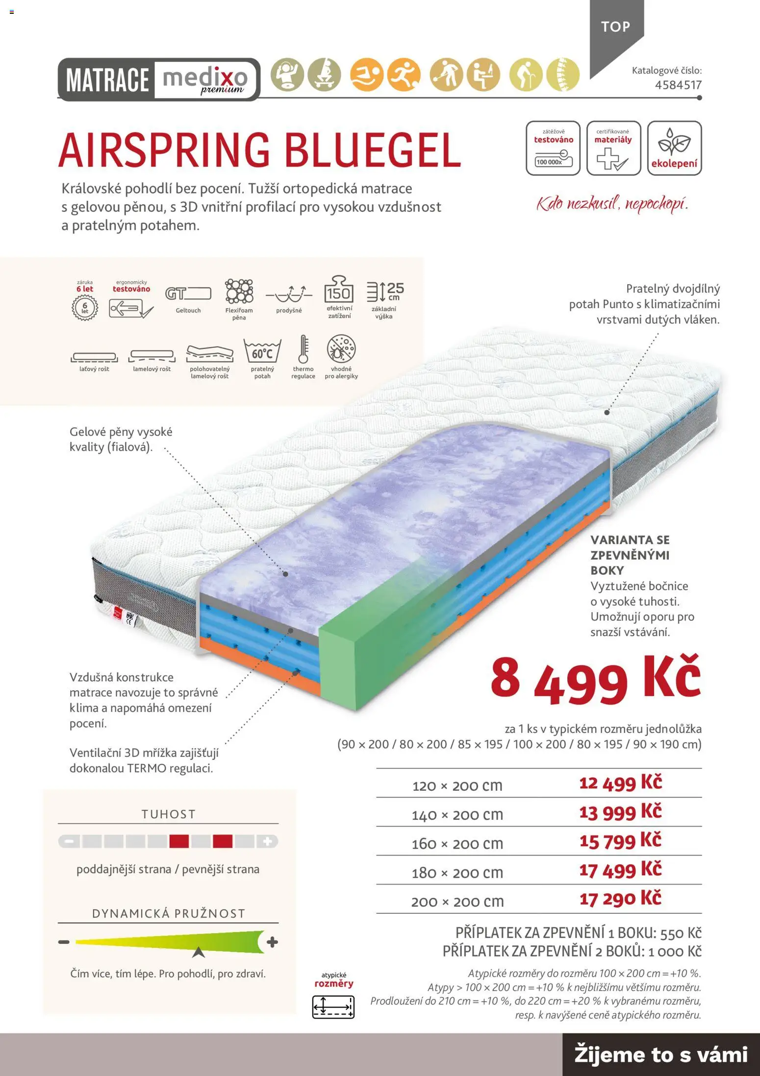 ASKO nábytek leták - Nabídka matrací od 01.01.2026 | Strana: 39 | Produkty: Matrace, Rošt, Pěna