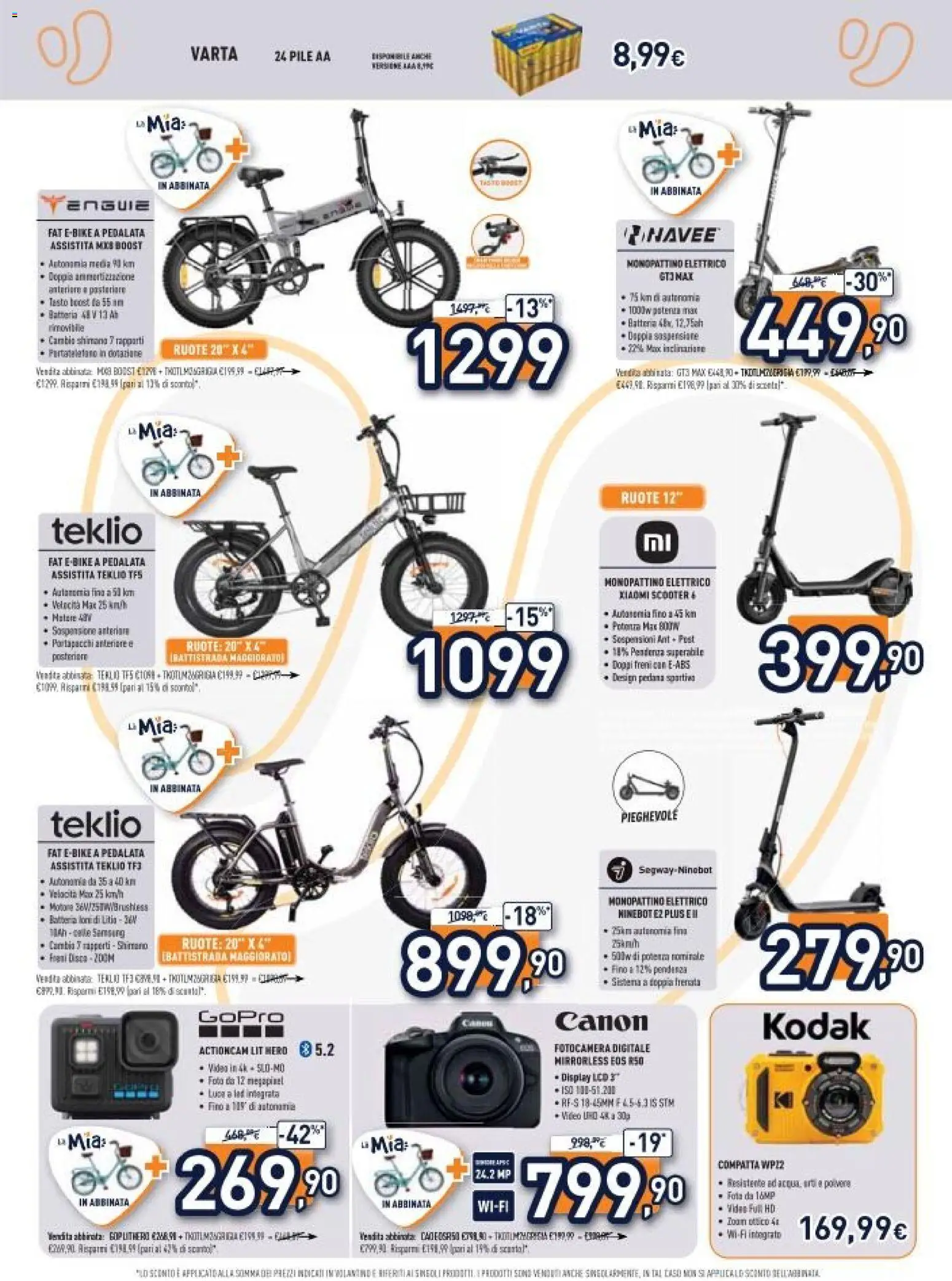 Volantino Unieuro del 29.05.2026 | Pagina: 27 | Prodotti: Xiaomi, Monopattino, Fotocamera, Monopattino elettrico