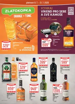 Náhled letáku Globus leták od 15.07.2026 | Strana: 40 | Produkty: Jägermeister, Whiskey, Whisky, Tullamore Dew