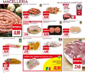 Anteprima del volantino Pan volantino valido a partire dal 23/07/2026 | Pagina: 10 | Prodotti: Bovino, Pollo, Pancetta, Spiedini