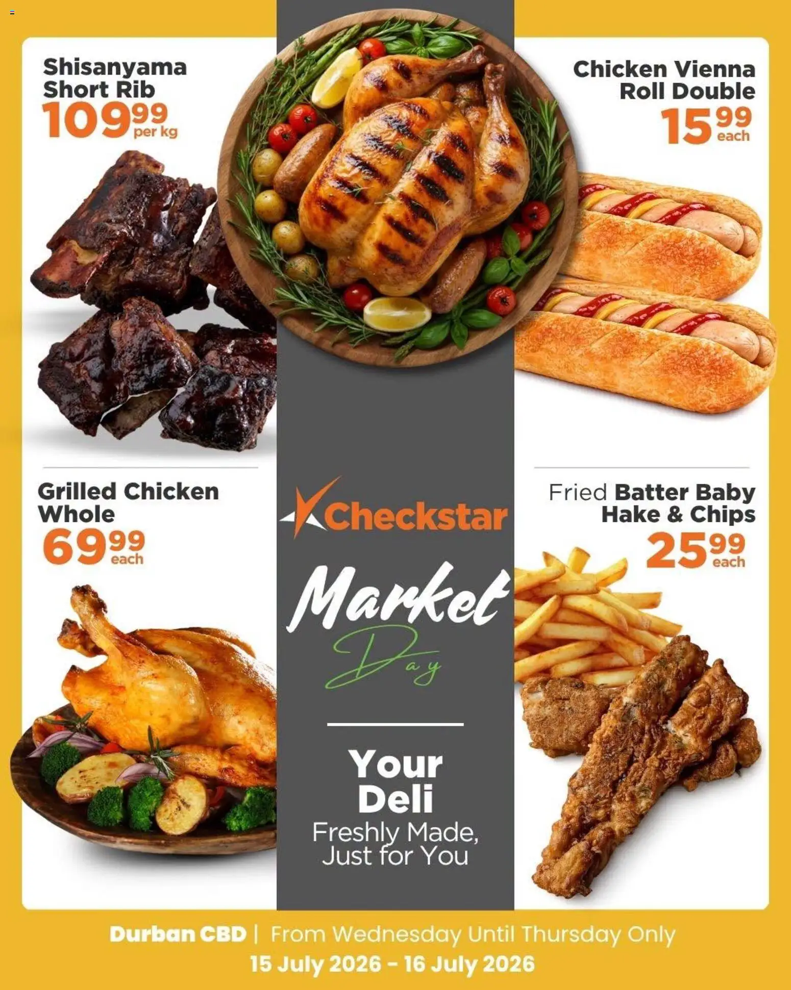New Check Star catalogue – valid from 15/07/2026 | Page: 3 | Products: Chicken, Chips