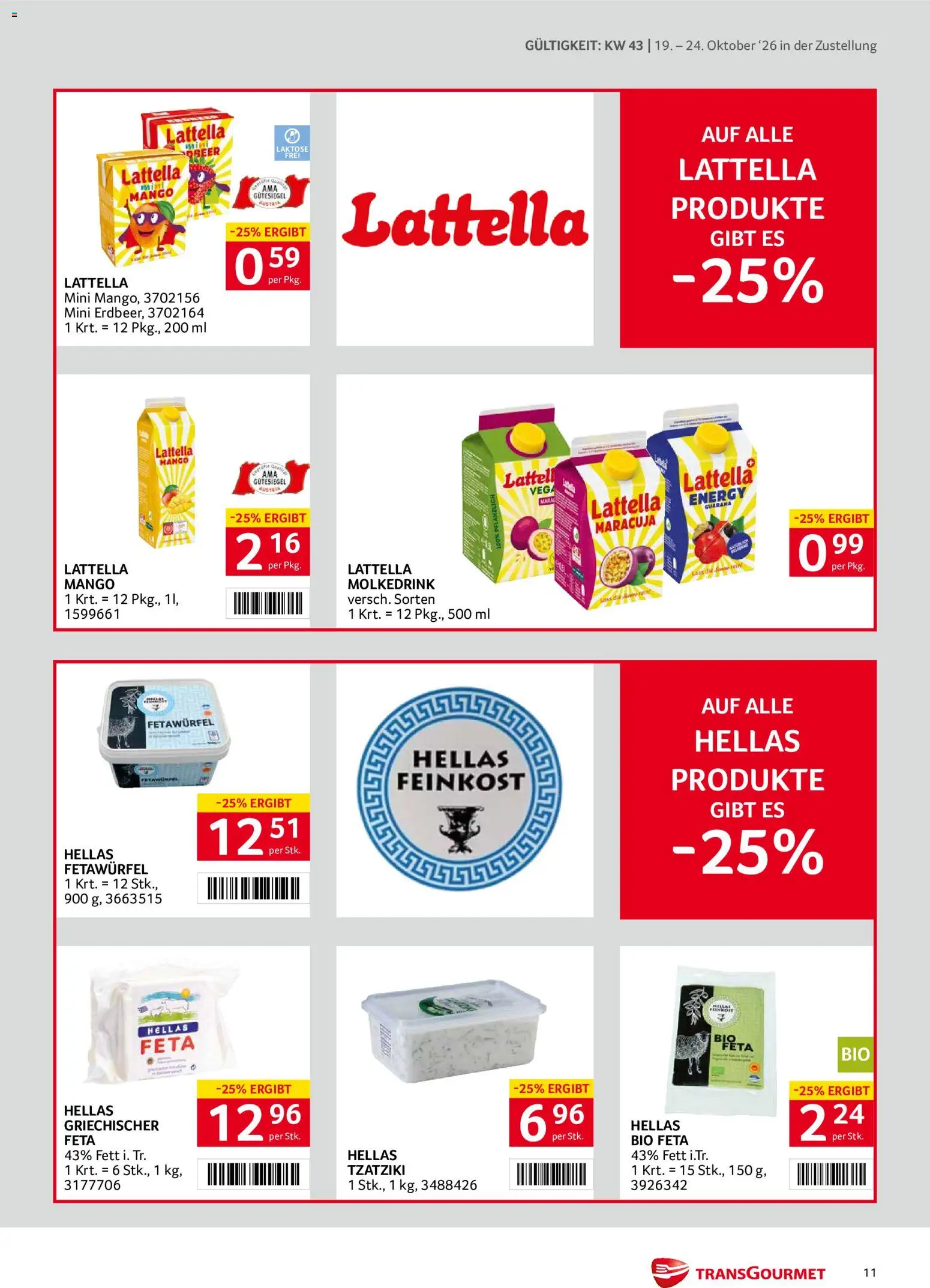 Transgourmet Flugblatt gültig ab 19.10.2026 | Seite: 11 | Produkte: Mango