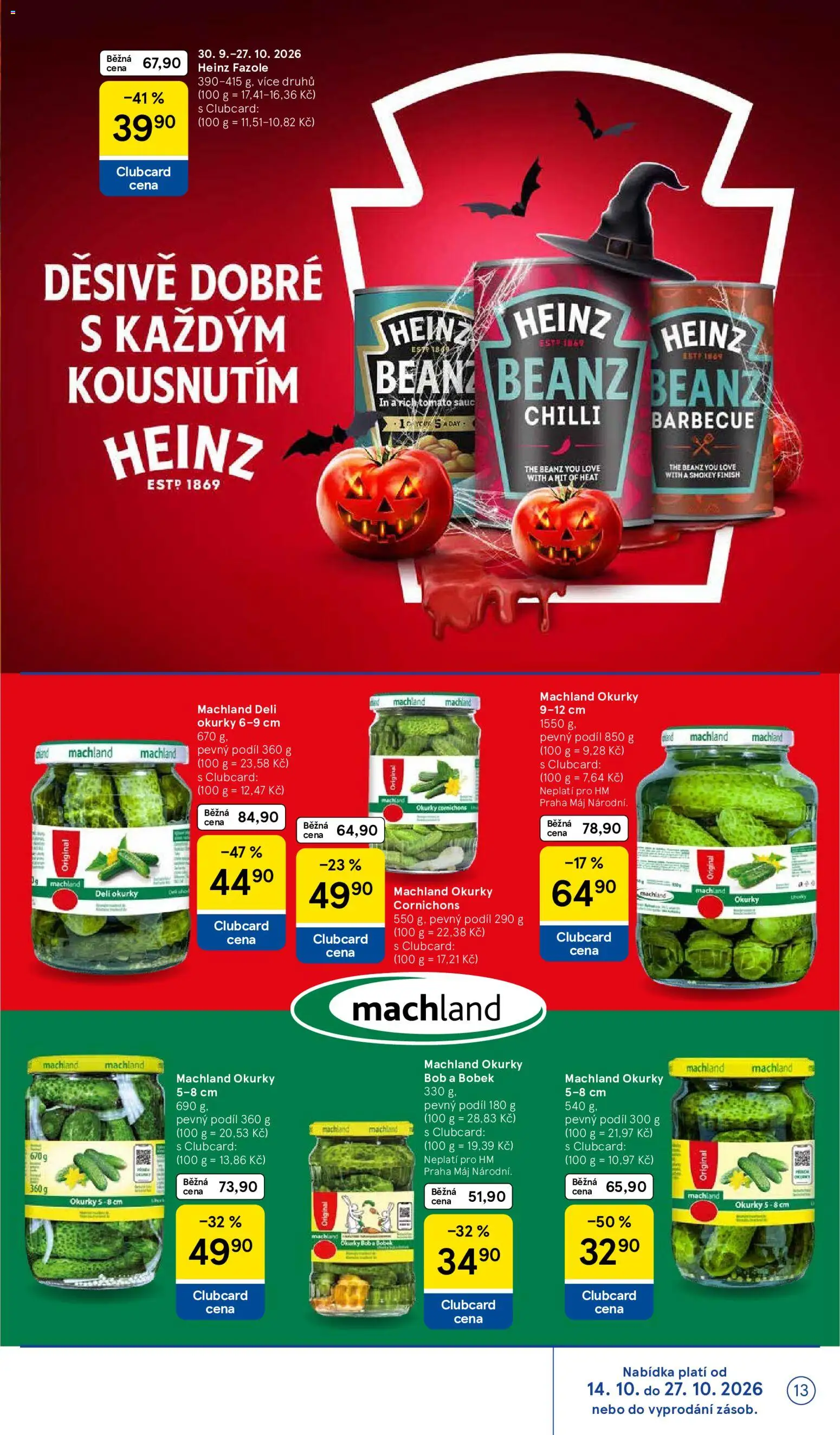 Tesco leták - Značky, které máte rádi od 30.09.2026 | Strana: 13