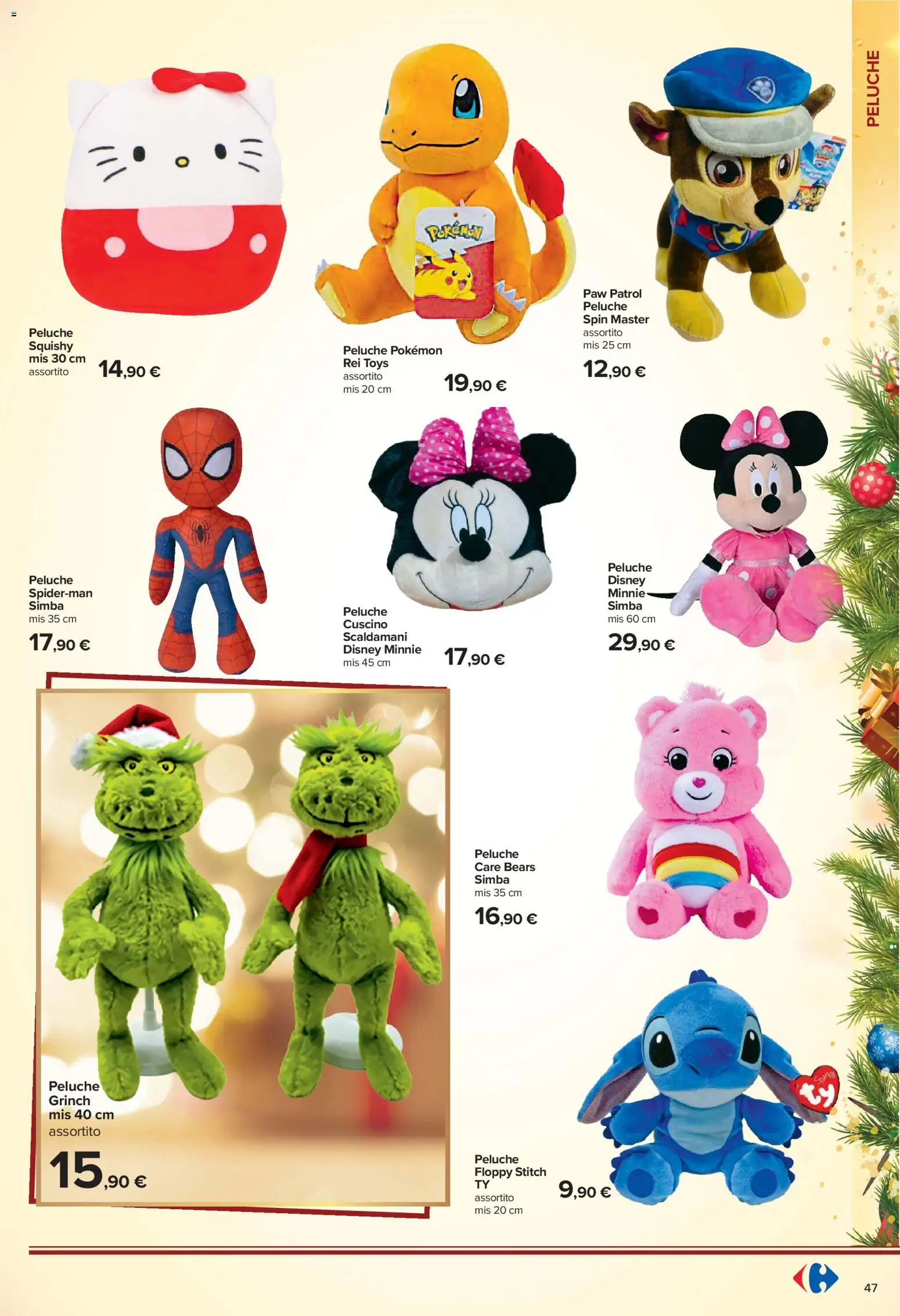 Volantino Carrefour del 23/10/2026 | Pagina: 47 | Prodotti: Peluche, Cuscino