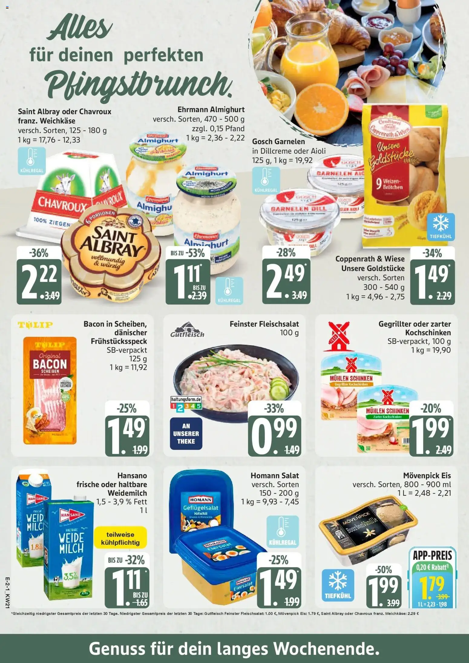Marktkauf Prospekt Mölln	 – gültig ab 17.05.2026 | Seite: 2 | Produkte: Ehrmann almighurt, Milch, Schinken, Eis