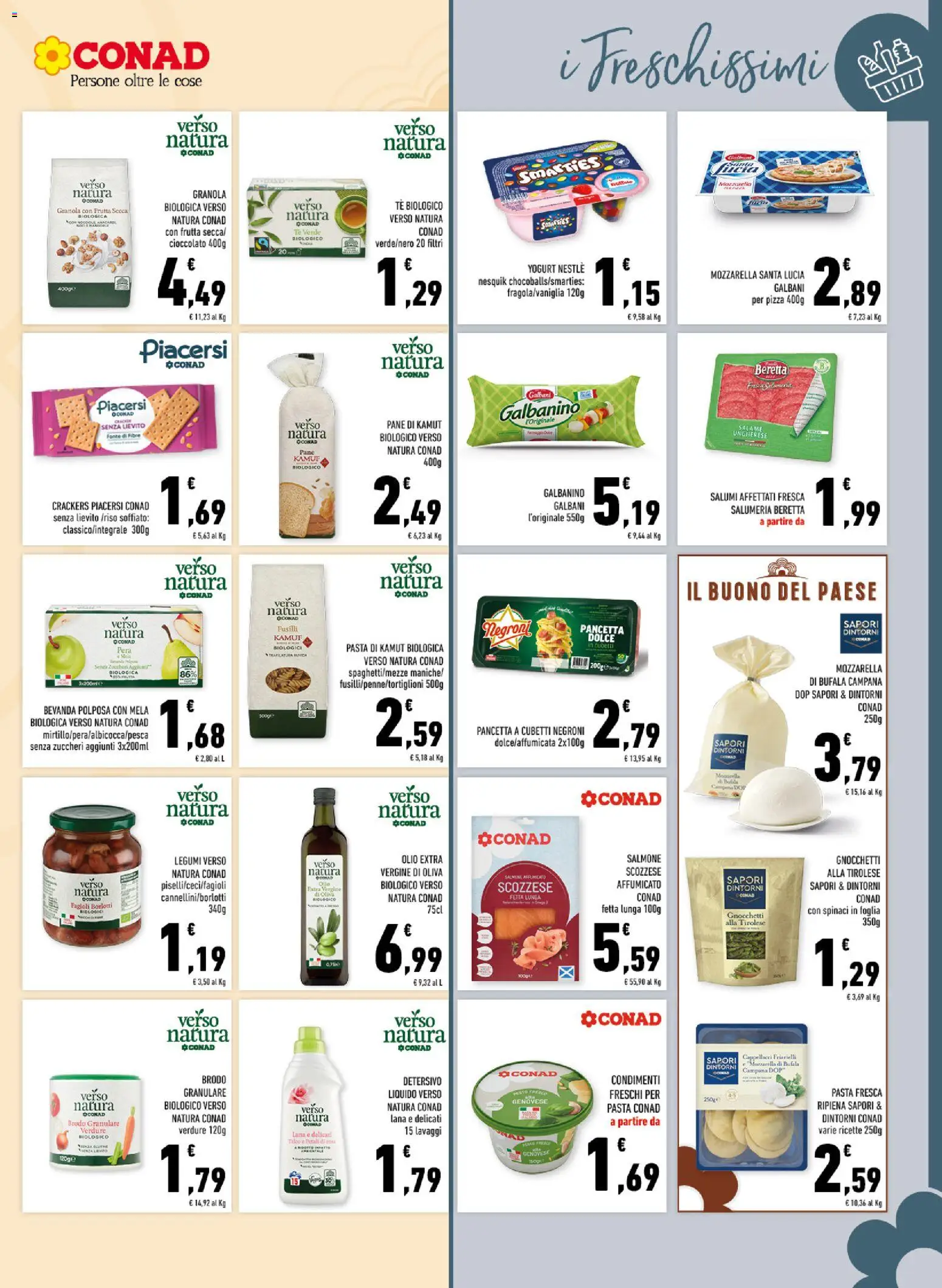Volantino Conad del 21/10/2026 | Pagina: 7 | Prodotti: Pane, Frutta secca, Pancetta, Lievito