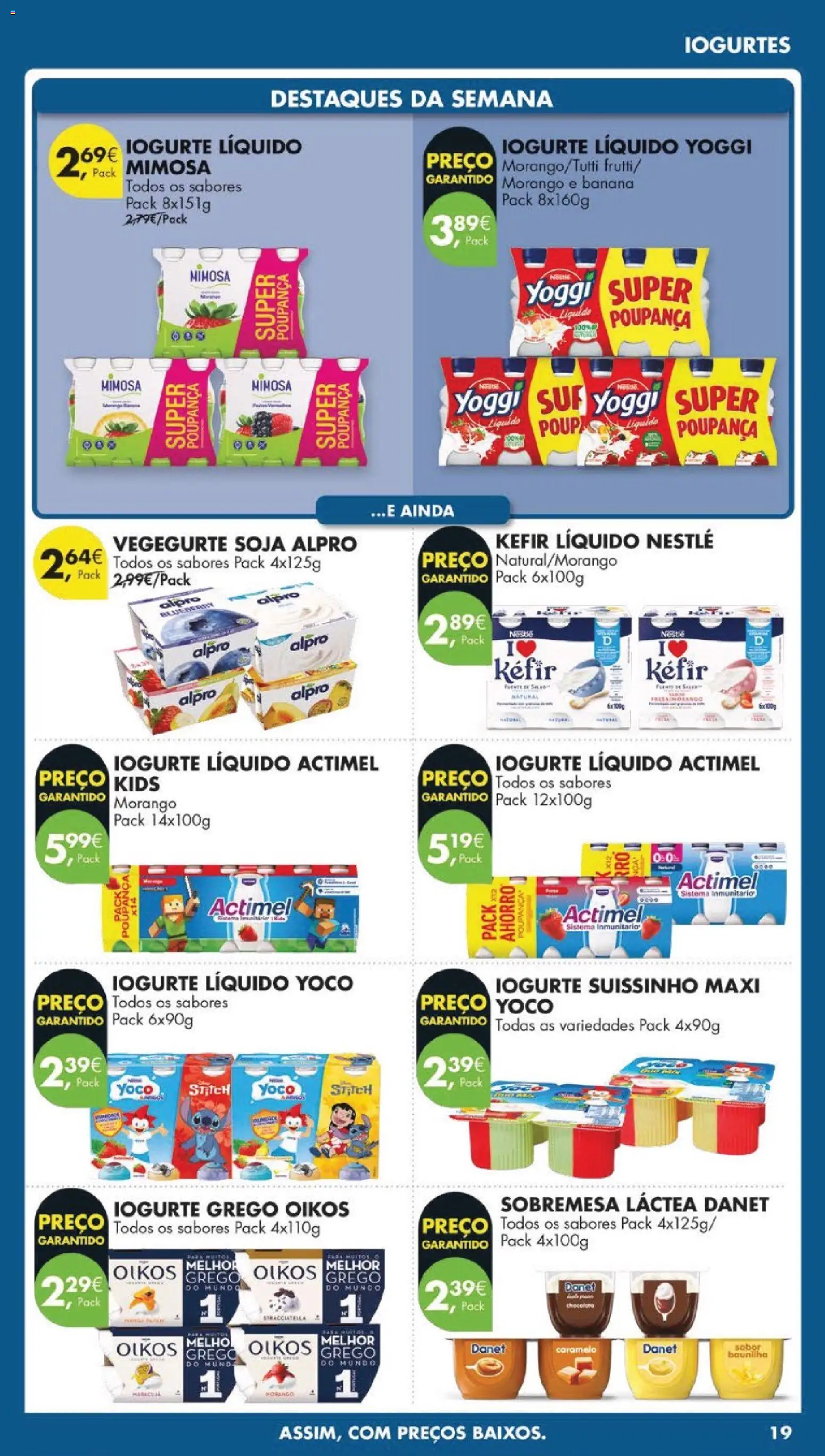 Pingo Doce folheto │ válido de 14.04.2026 | Página: 21 | Produtos: Soja, Banana, Iogurtes, Iogurte