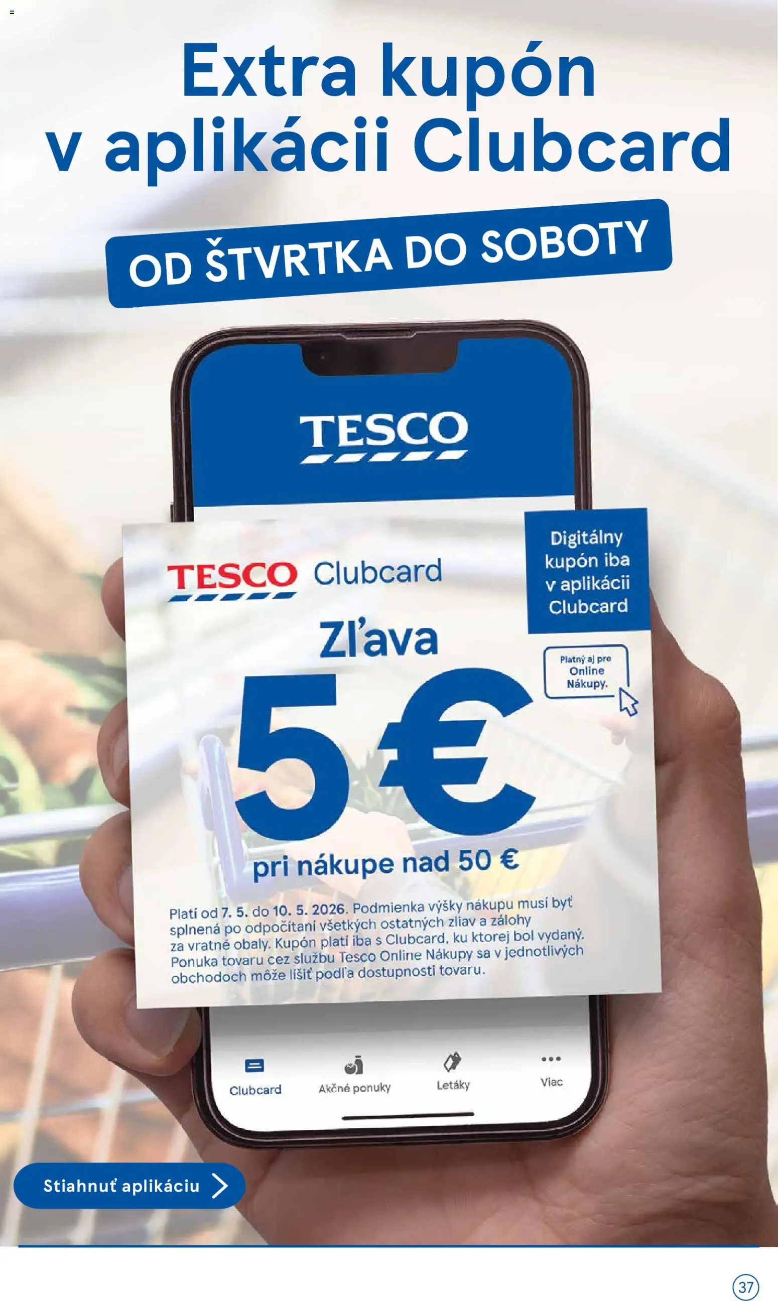 Nové Tesco akcie – leták je platný od 06.05.2026 | Strana: 37