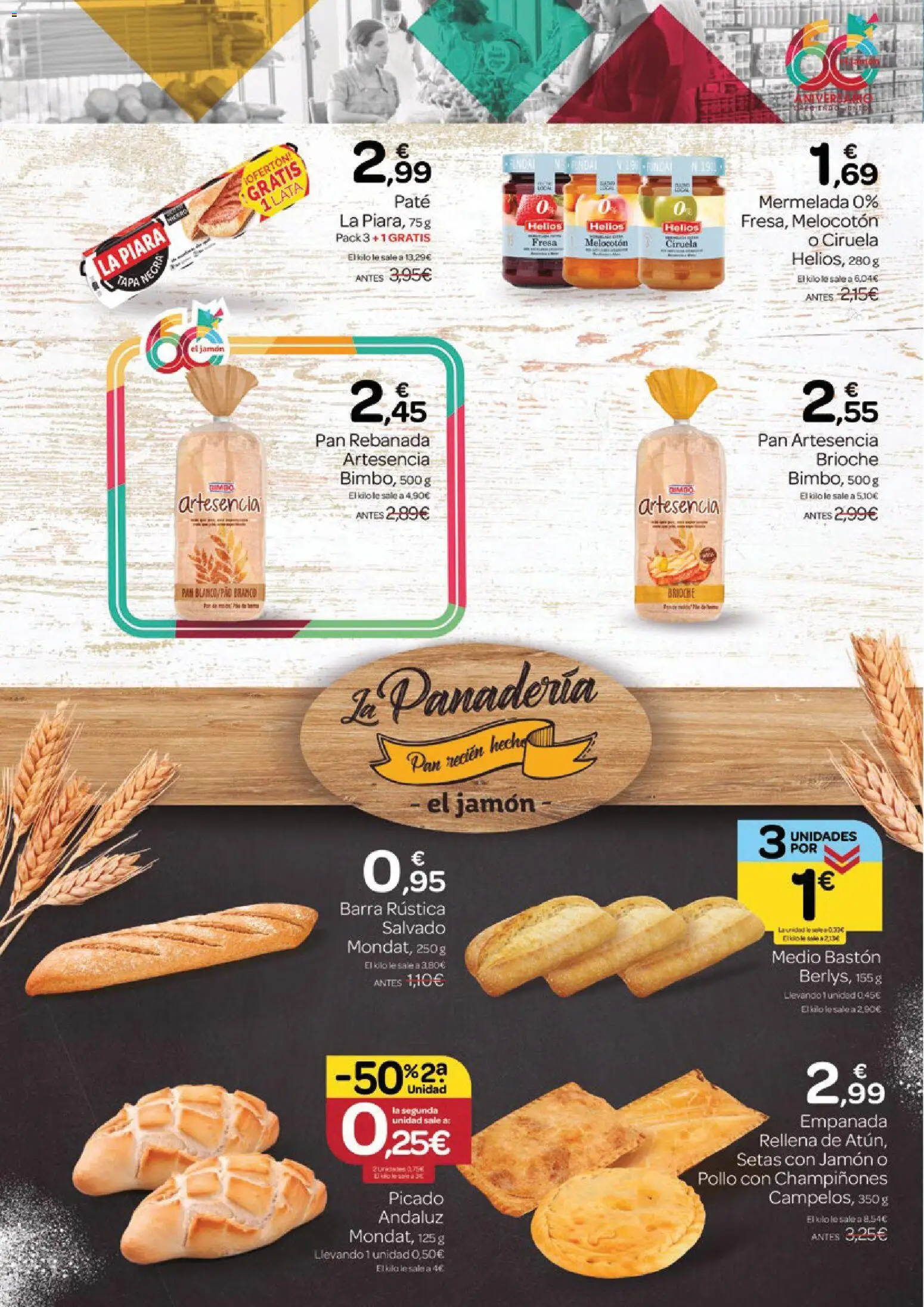 Supermercados El Jamón folleto │ válido desde el 28.05.2026 | Página: 21 | Productos: Pan, Jamón, Paté, Bastón