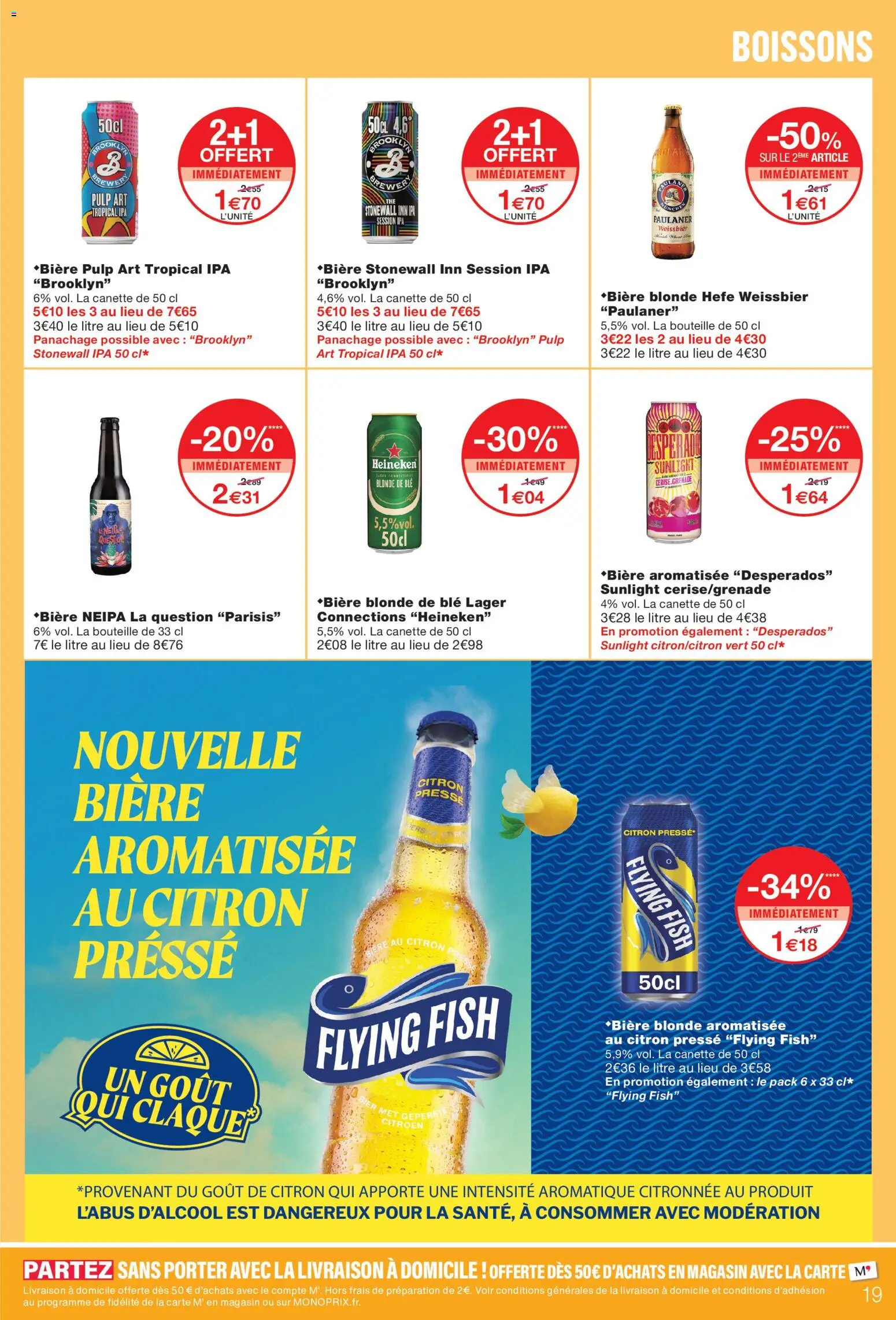 {H1} | Page: 19 | Produits: Citron, Boissons, Grenade, Bouteille
