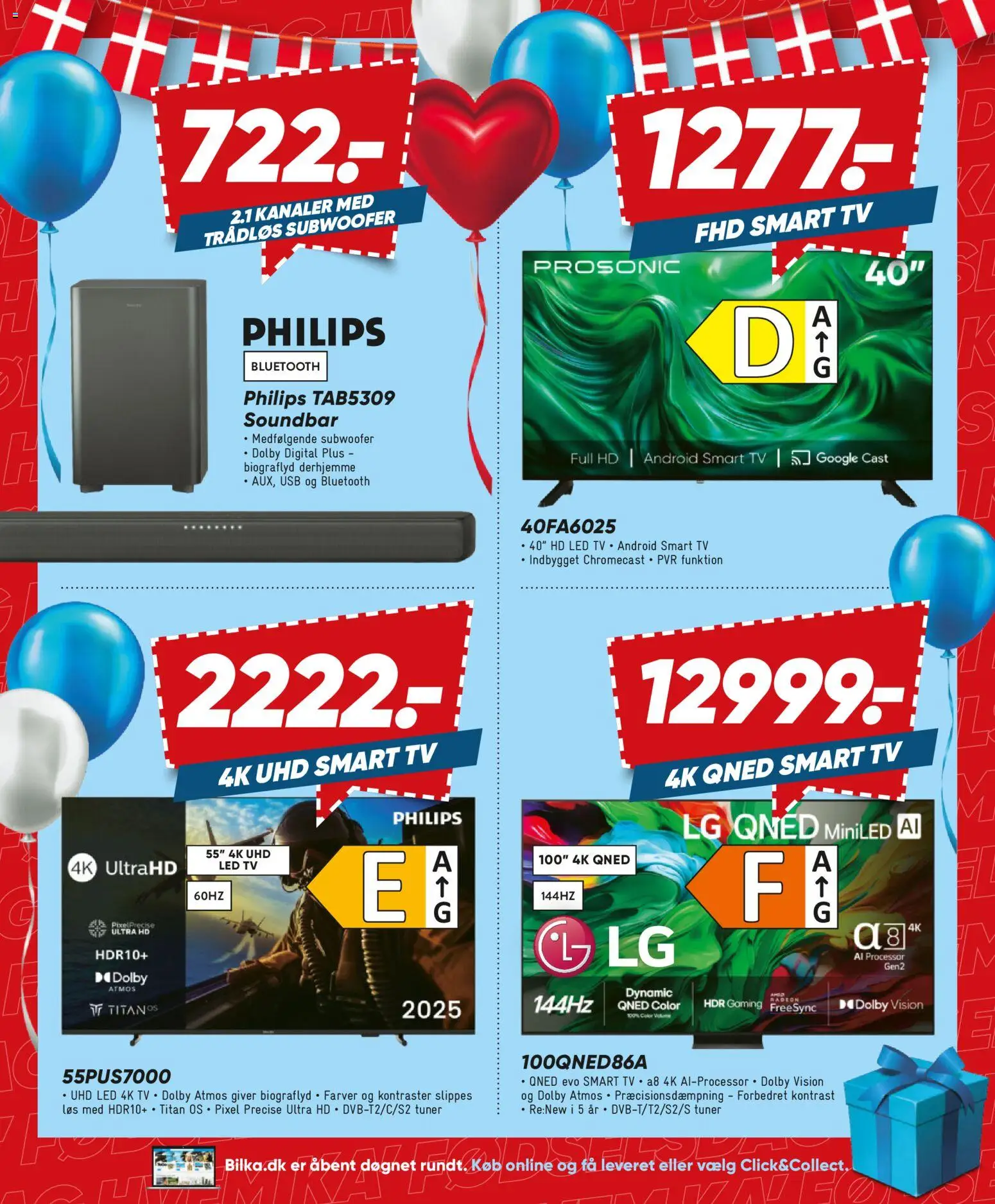 Bilka tilbudsavis – gyldig fra 31/07/2026 | Side: 25 | Produkter: Soundbar, Smart TV, USB, TV