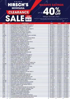 Hirsch's specials catalogue – valid from 20.06.2026