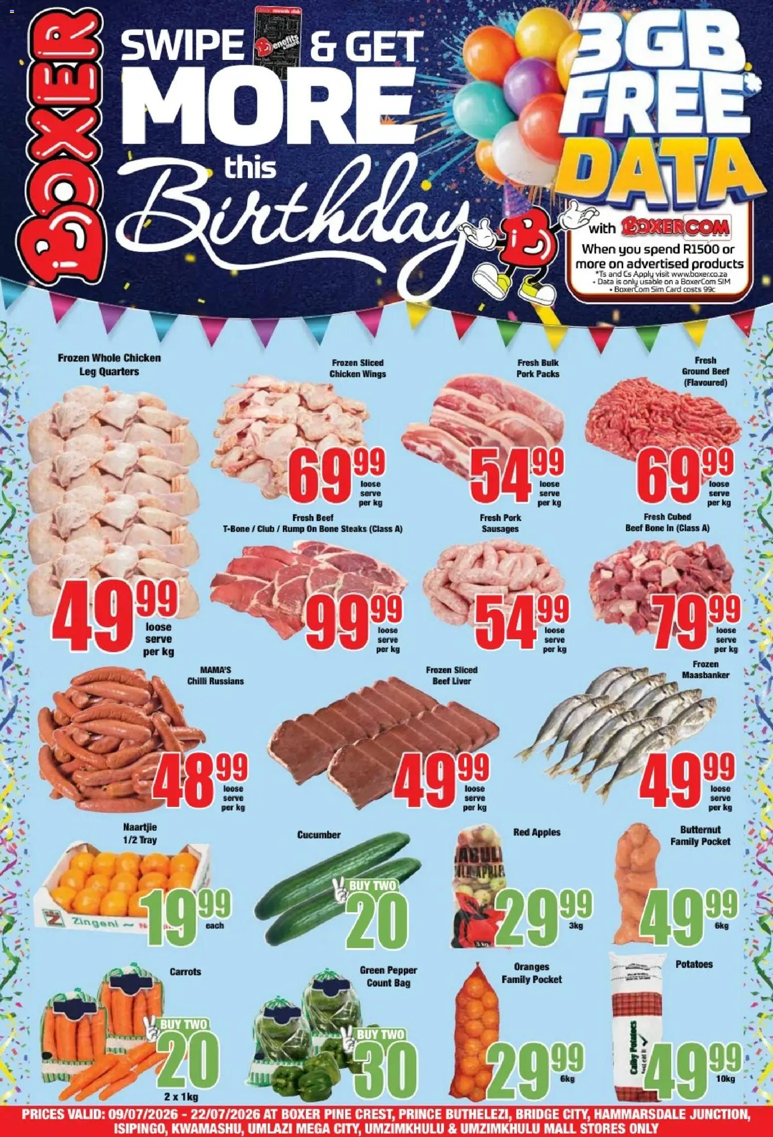 Boxer KwaZulu-Natal - Coastal Specials (09/07/2026 catalogue cover