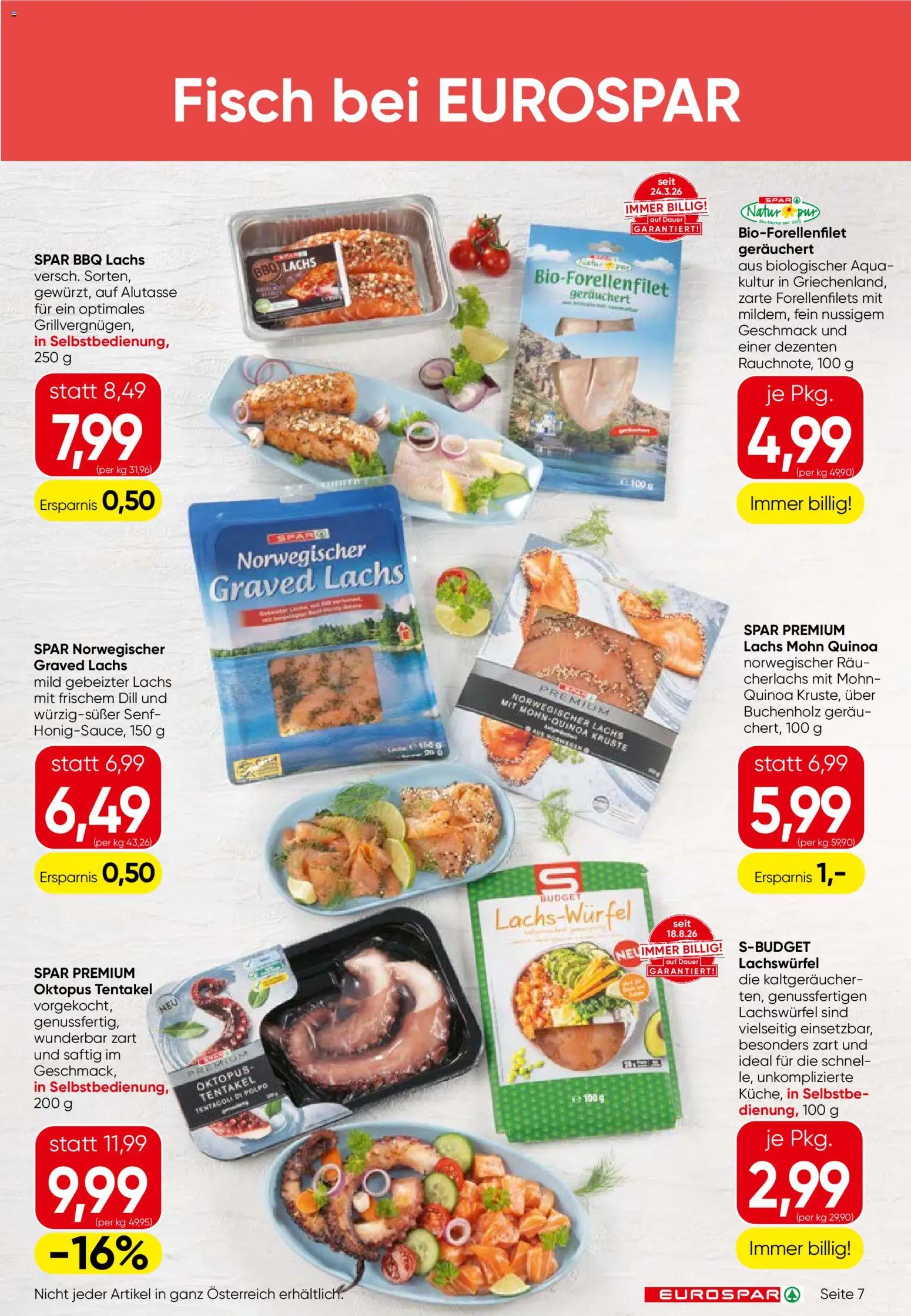 Eurospar Flugblatt gültig ab 22.10.2026 | Seite: 7