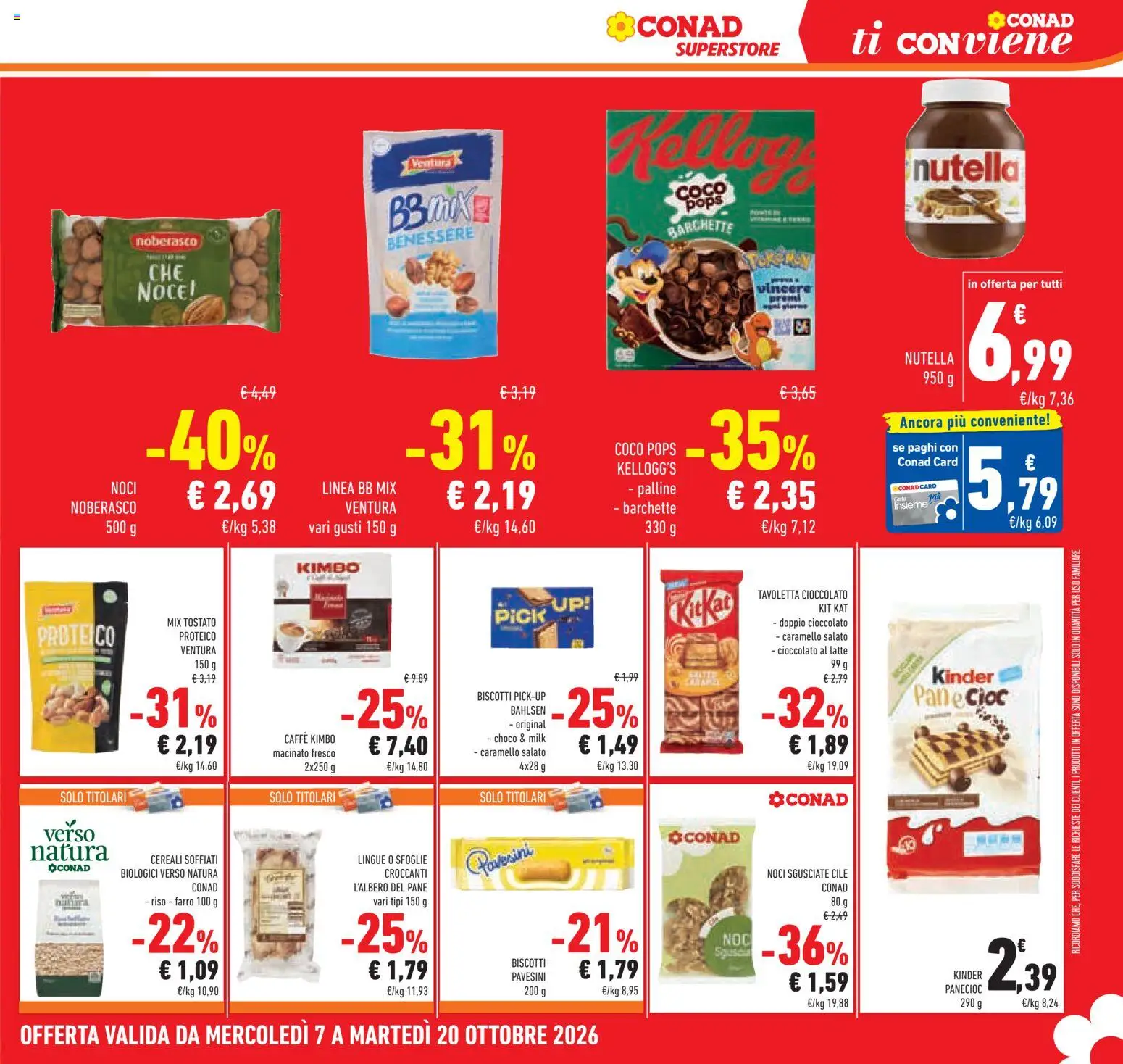 Volantino Conad del 07/10/2026 | Pagina: 35