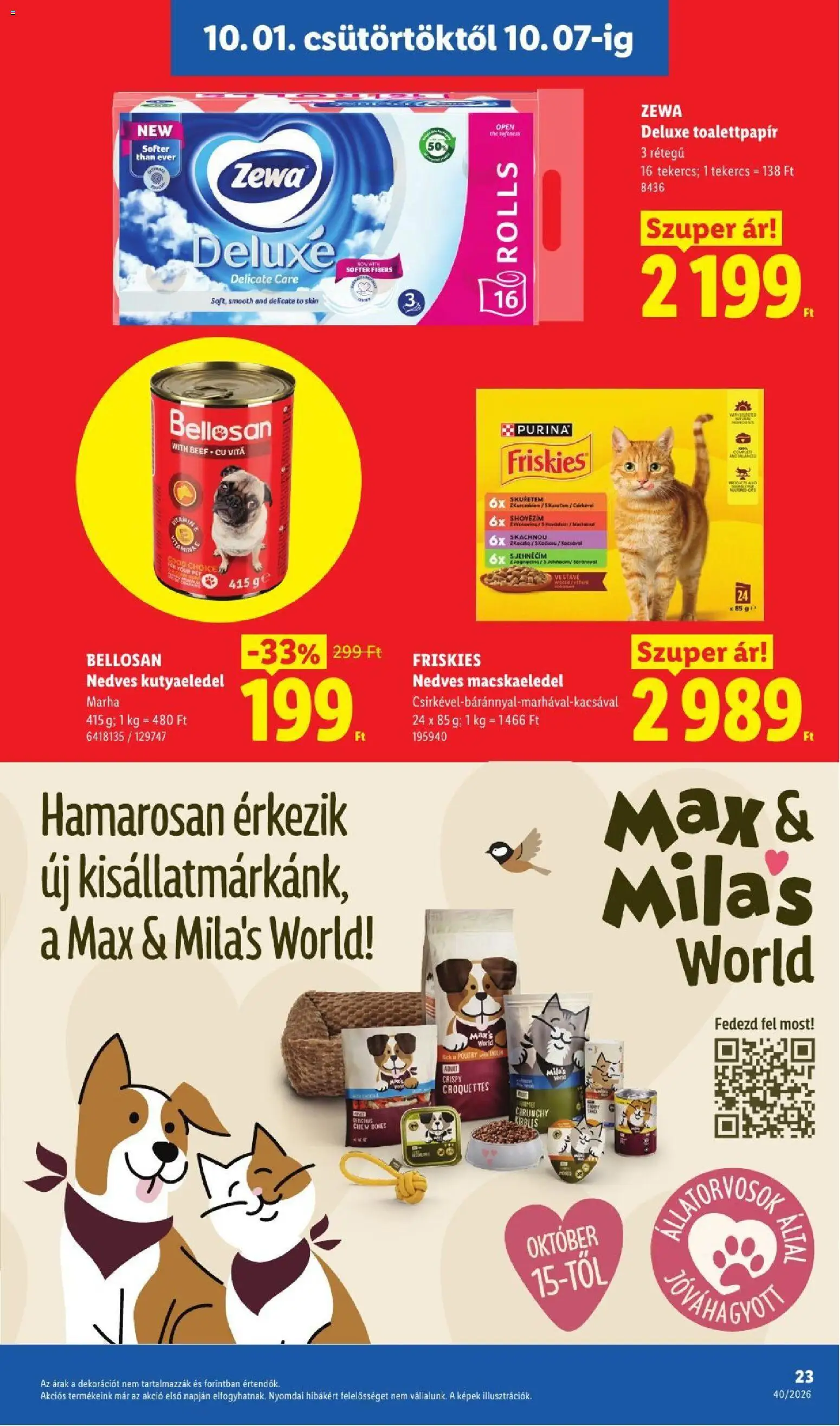 Lidl akciós ujság - amely érvényes a következő dátumtól: 2026.10.01. | Oldal: 23