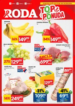 Roda katalog Top ponuda od četvrtka do nedelje - pregled Roda kataloga - važi od 27.08.2026