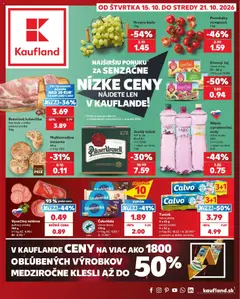 Kaufland leták platný od 15.10.2026