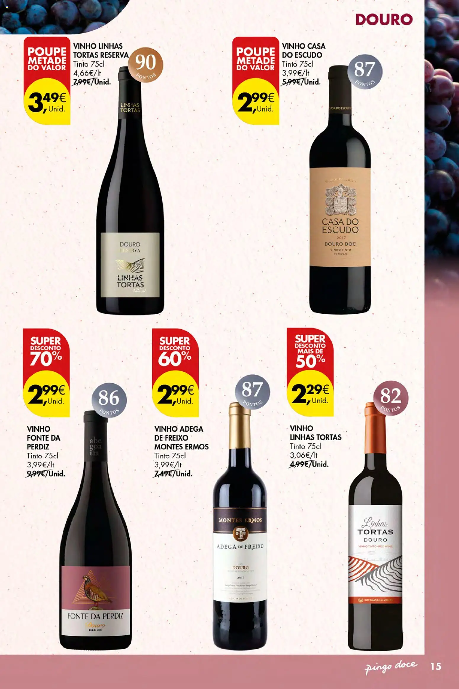 Pingo Doce Vinhos e Sabores de Portugal Açores │ válido de 17/09/2026 | Página: 15 | Produtos: Vinho, Vinho tinto