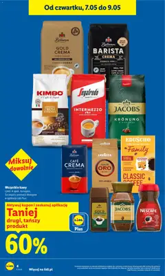 Náhled letáku Lidl Polsko leták od 07.05.2026 | Strana: 4 | Produkty: Lavazza, Jacobs, Segafredo, Bellarom