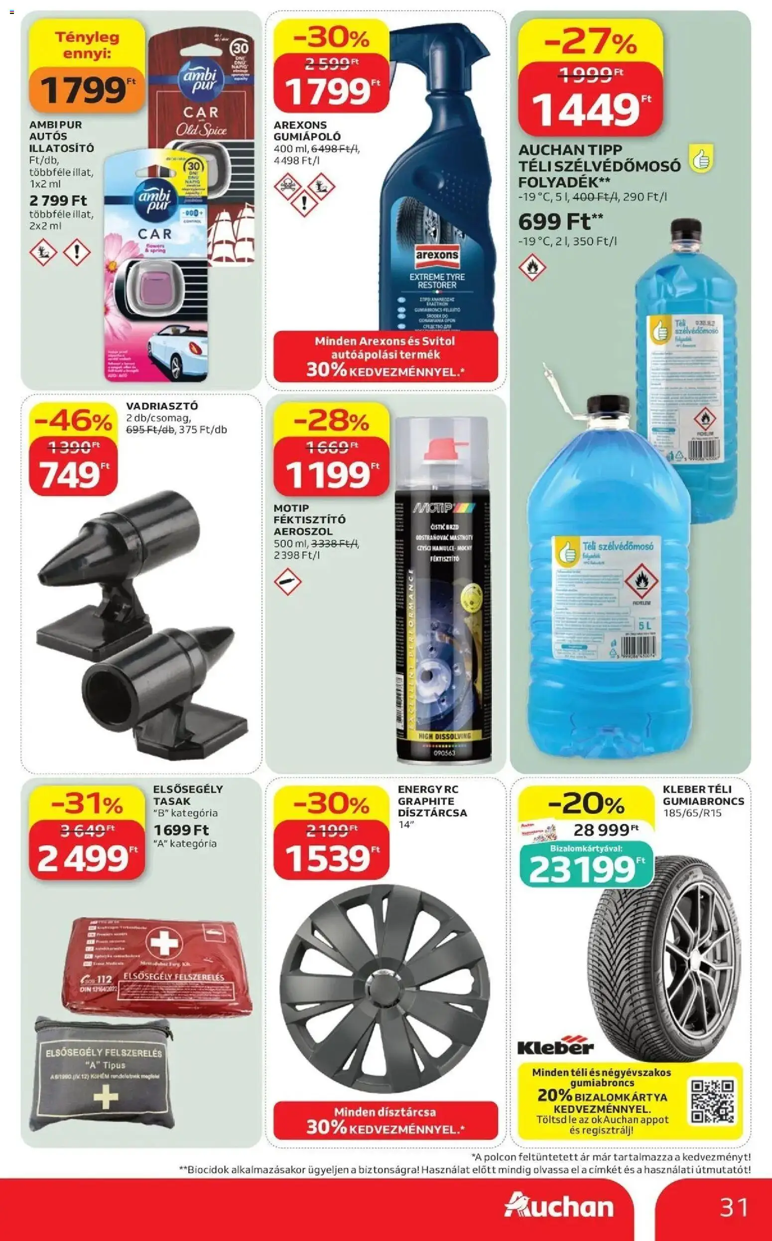 Auchan akciós ujság - amely érvényes a következő dátumtól: 2026.09.24. | Oldal: 31 | Termékek: Old spice, Lé, Ambi Pur, Pur