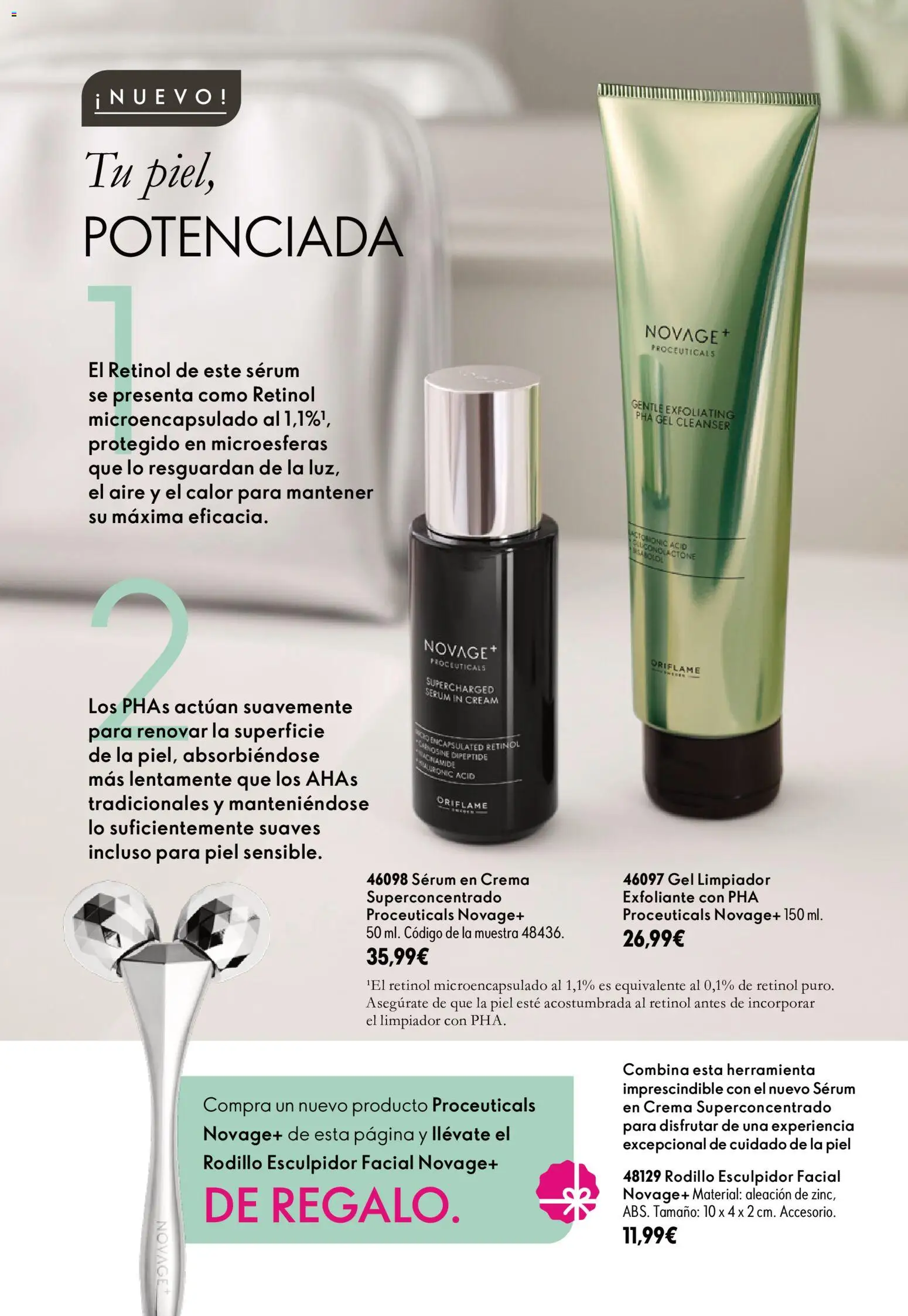 Oriflame Folleto Campaña 14 Highligts │ válido desde el 07/10/2026 | Página: 7 | Productos: Sérum, Crema, Exfoliante