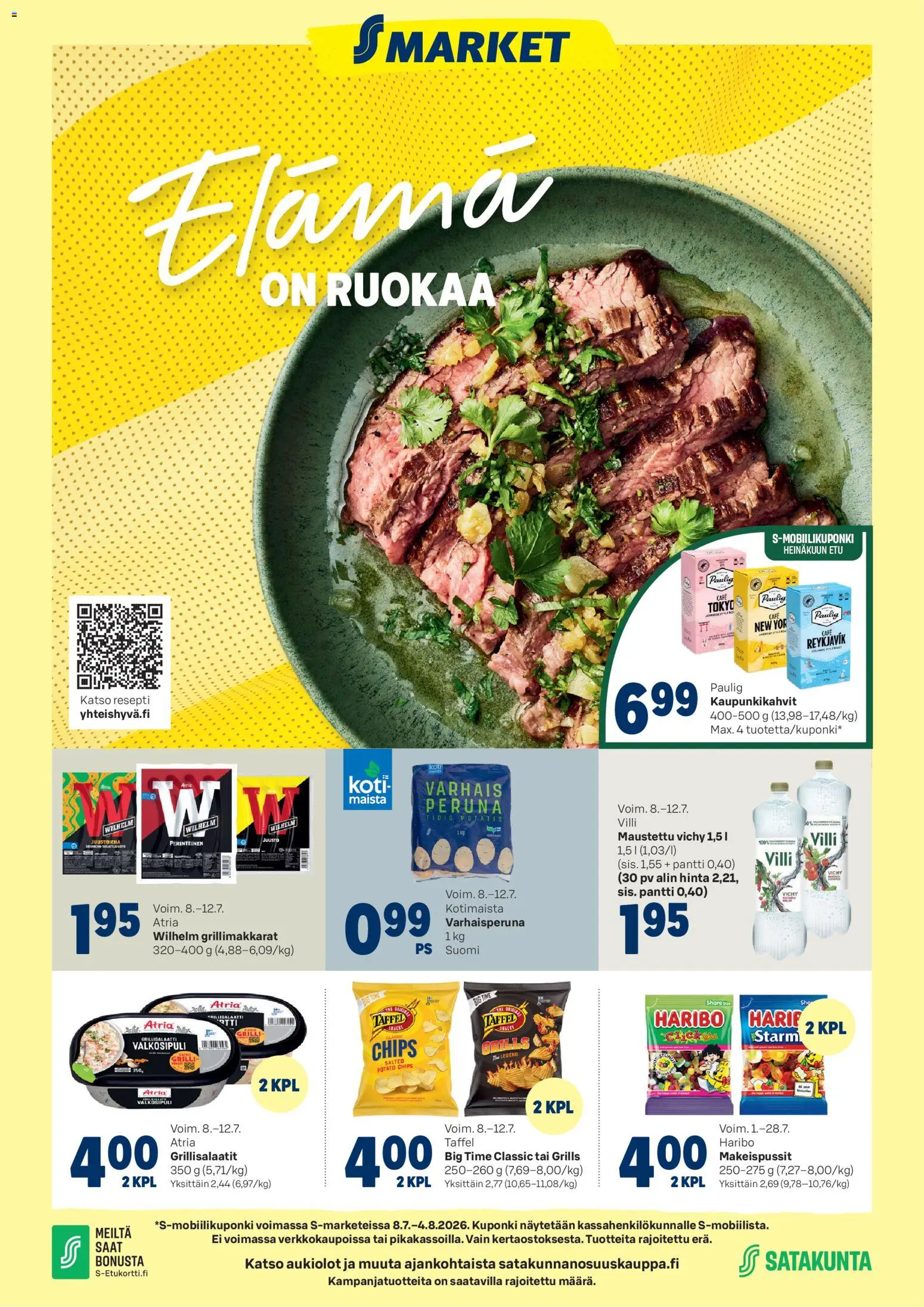S-market tarjoukset – voimassa 08/07/2026 alkaen | Sivu: 1