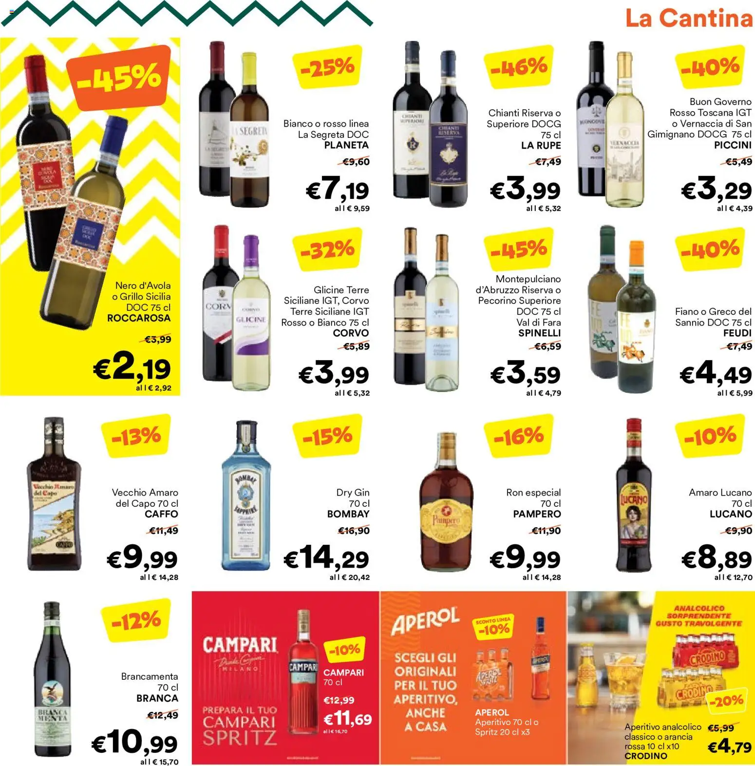 Volantino Unes del 03.06.2026 | Pagina: 15 | Prodotti: Gin, Aperol, Amaro, Aperitivo