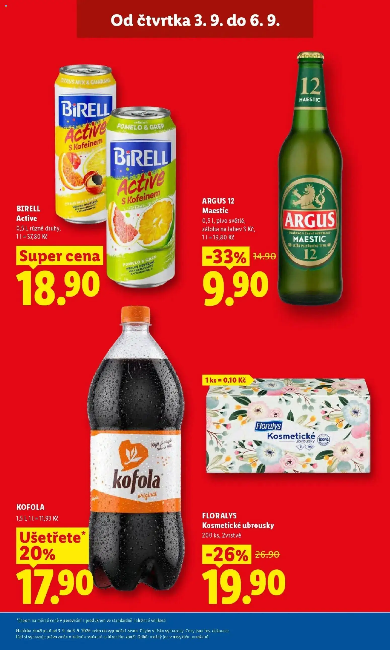 Lidl leták od 03.09.2026 - Nový akční leták | Strana: 3 | Produkty: Pomelo, Argus, Grep, Láhev