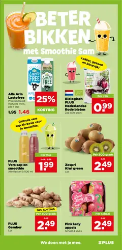 PLUS Vers sap en smoothie, Alle flessen à 500 ml - Voorbeeld van een folder van Plus, geldig van 23-09-2026 | Pagina: 3