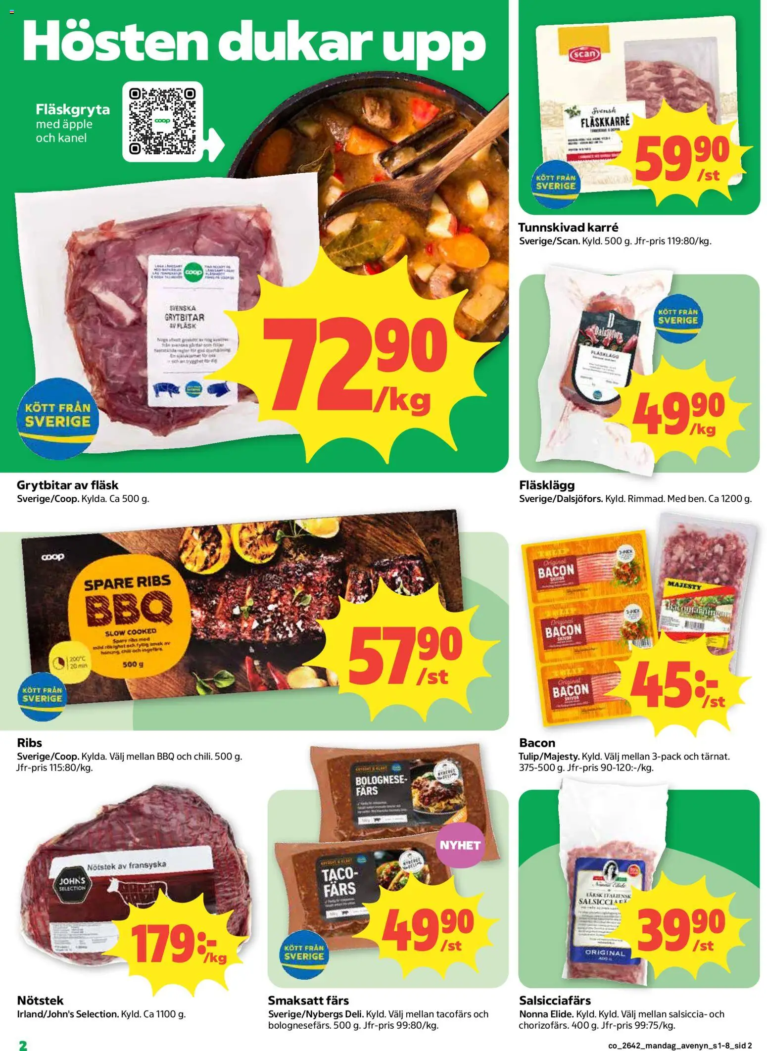 Coop reklamblad aktuell från 12/10/2026 | Sida: 2