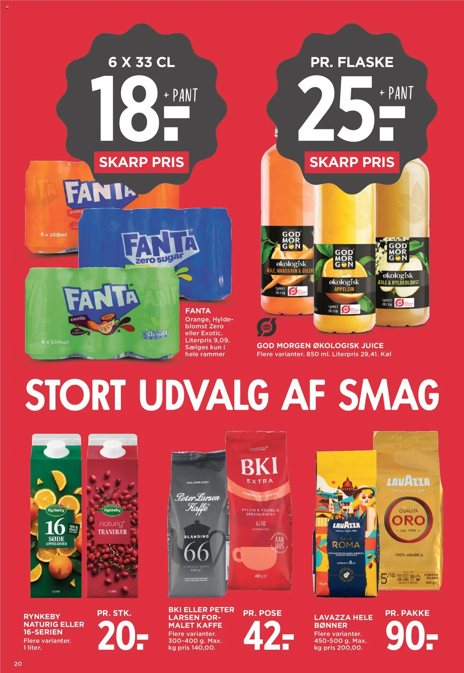 Meny tilbudsavis – gyldig fra 31/07/2026 | Side: 34 | Produkter: Rammer, Kaffe, Bønner, Fanta