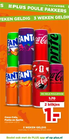 Sprite, Sprite blikje - Voorbeeld van een folder van Plus, geldig van 10.06.2026 | Pagina: 22