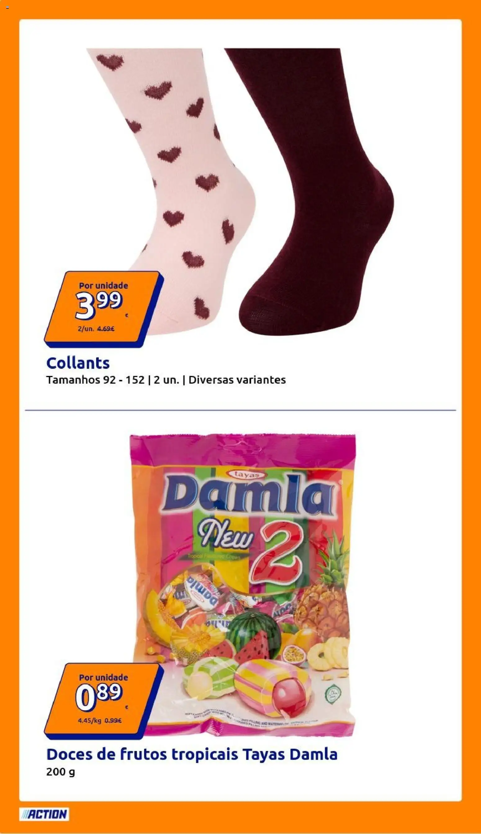 Action folheto │ válido de 07/10/2026 | Página: 12 | Produtos: Collants, Doces