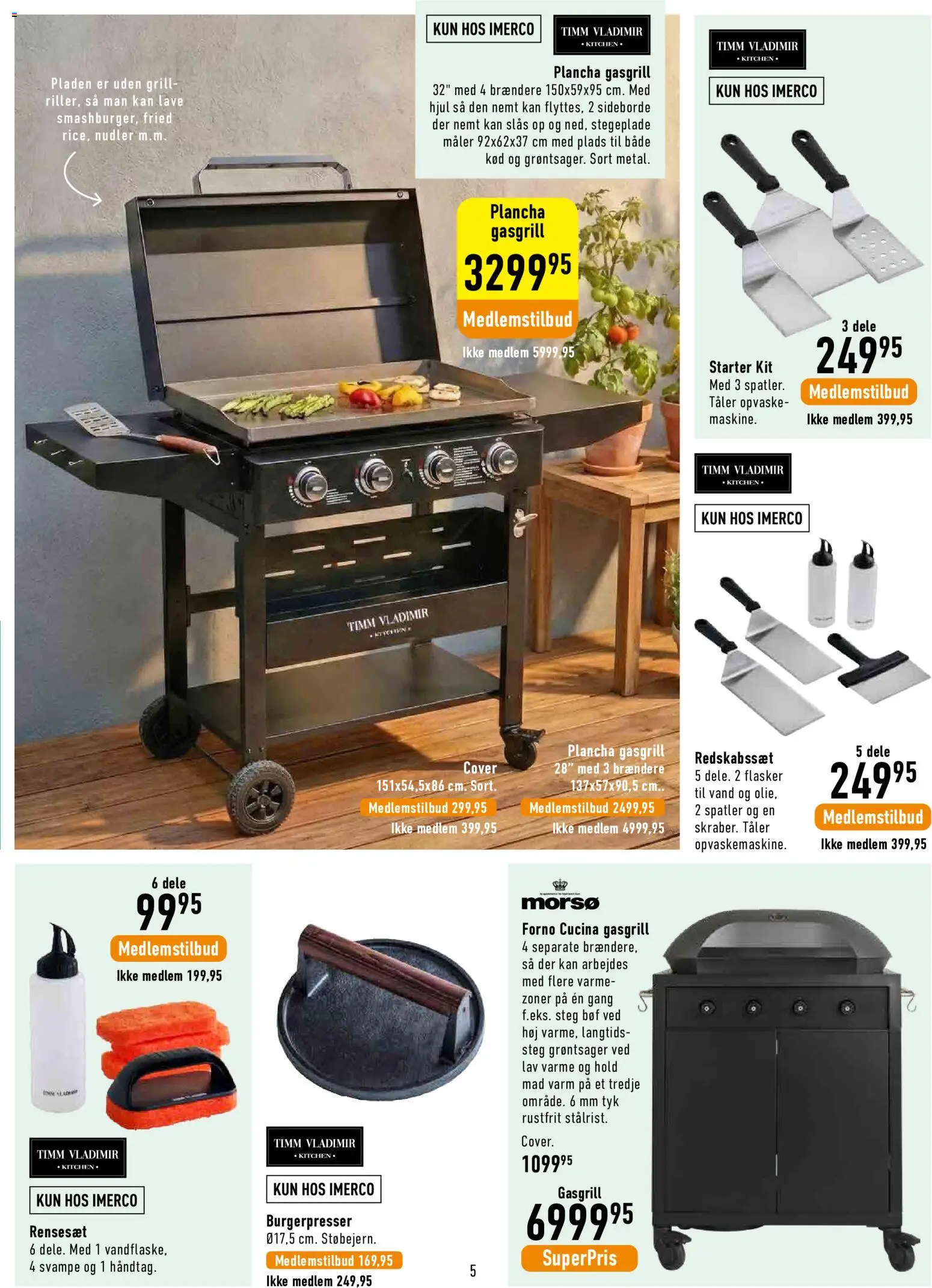Imerco tilbudsavis – gyldig fra 04.06.2026 | Side: 5 | Produkter: Svampe, Nudler, Grill