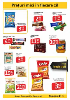 Ofertele Supeco valabile de la 14.05.2026 | Pagină: 19 | Produse: Mici, Prăjitură, Compot, Fulgi