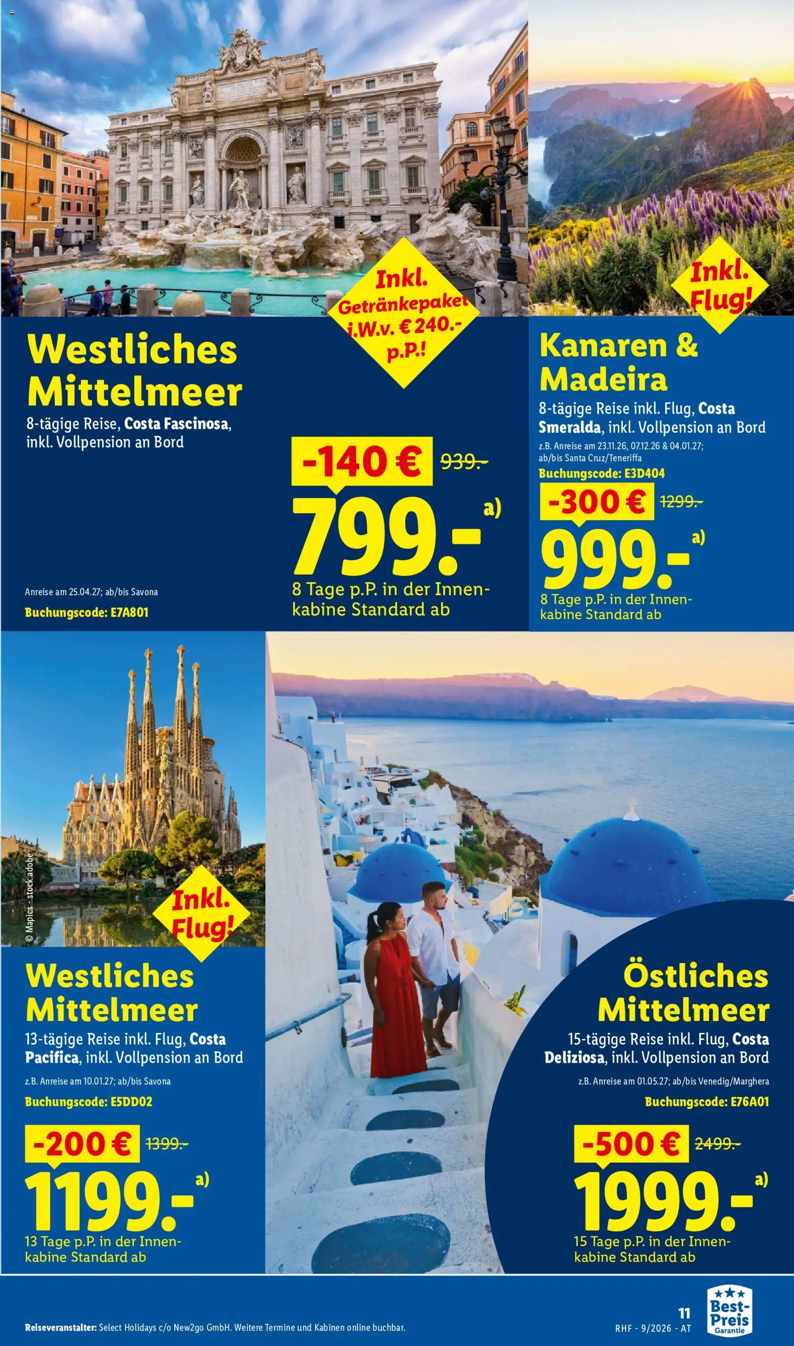 Lidl September Reise - Highlights gültig ab 31.08.2026 | Seite: 11