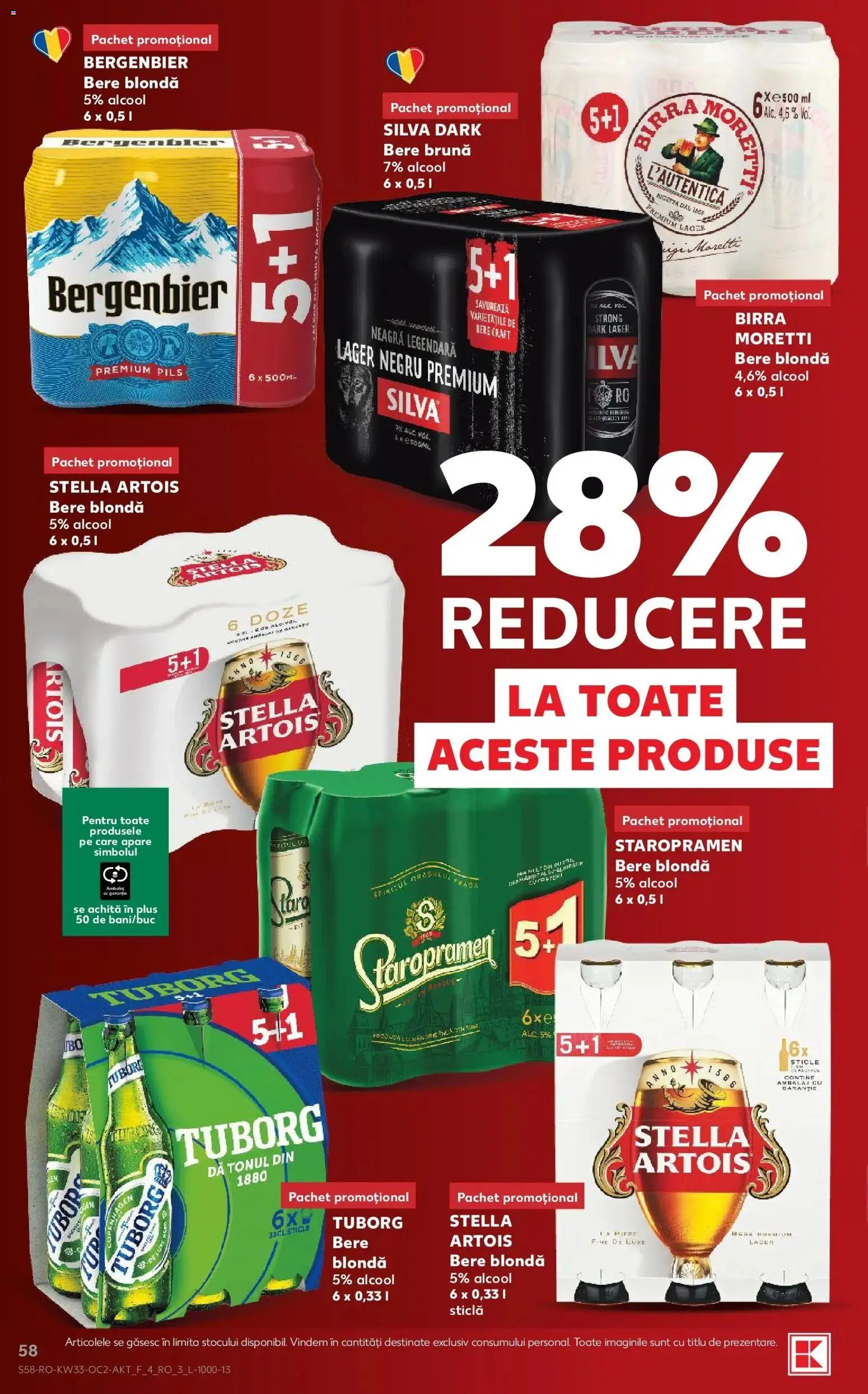 Kaufland Craiova 12.08.2026 - Revista si Oferta | Pagină: 58 | Produse: Premium, Bere, Bergenbier, Plus