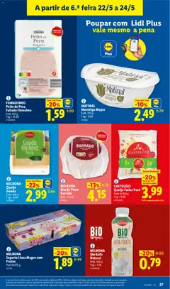 Pré-visualização MILBONA Queijo Gouda, Emb. 450 g válido de 18.05.2026 | Página: 27
