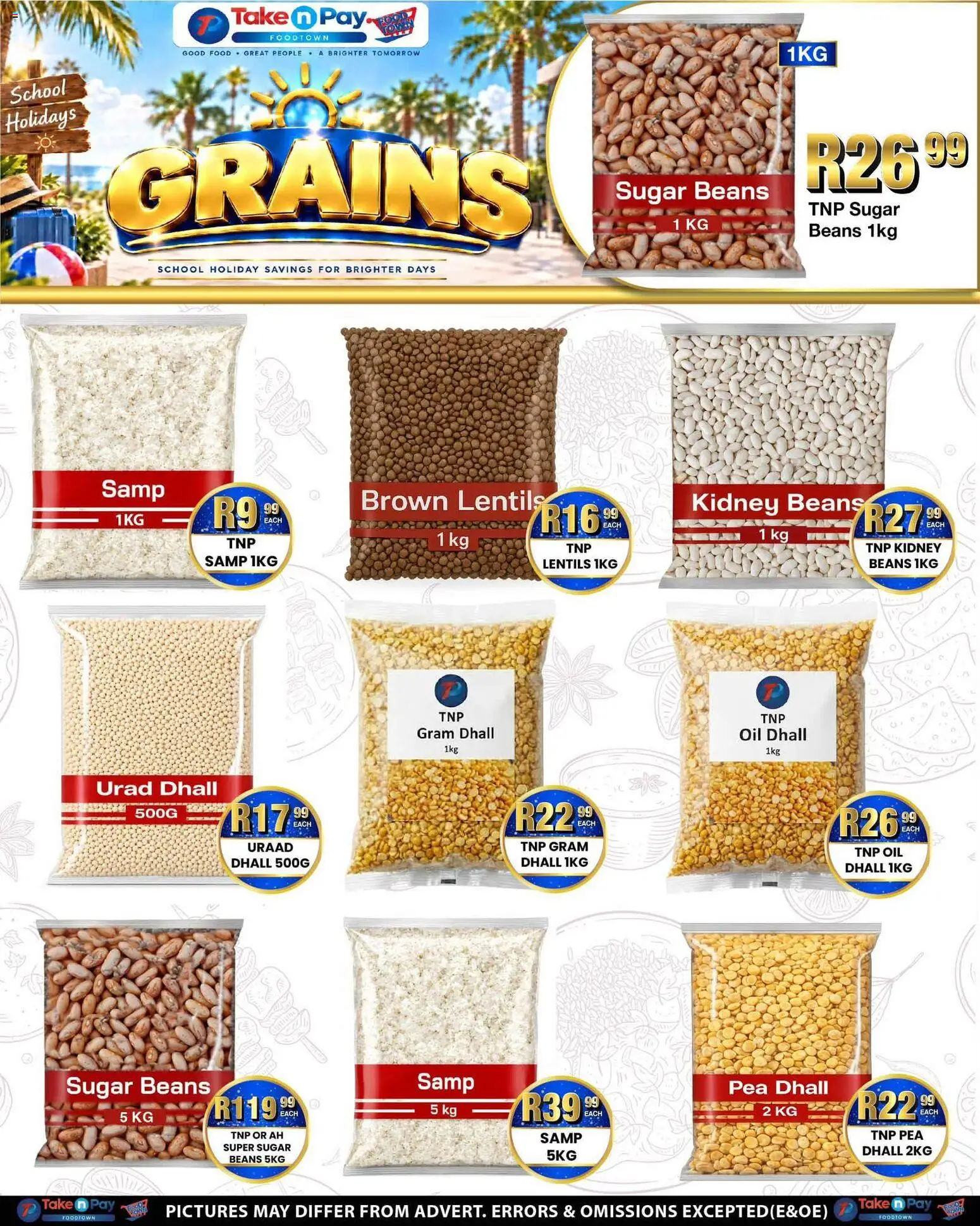 New Take n Pay catalogue – valid from 28/09/2026 | Page: 23 | Products: Beans, Oil, Sugar, Pea