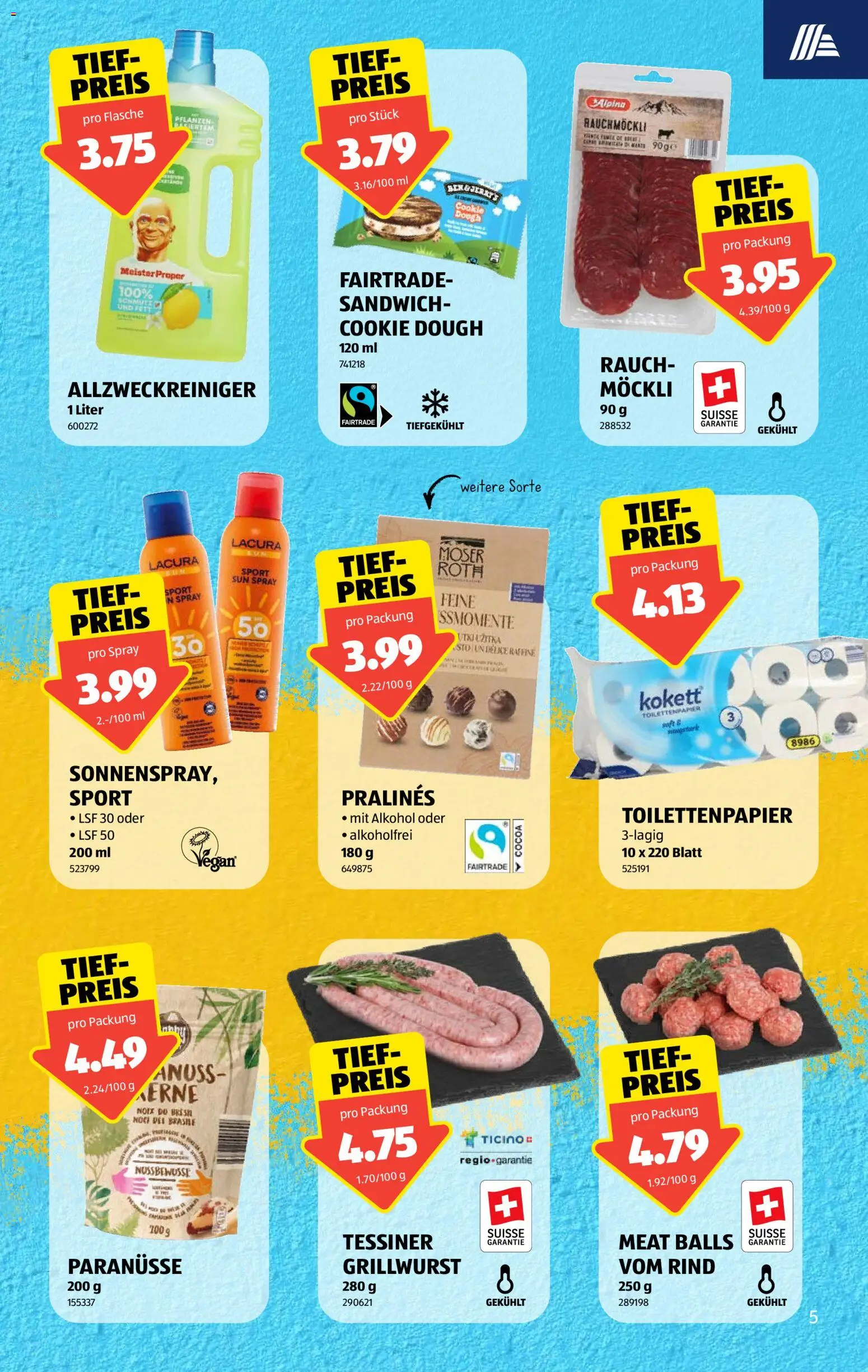 Aldi aktionen – gültig ab 11.06.2026 | Seite: 5 | Produkte: Toilettenpapier