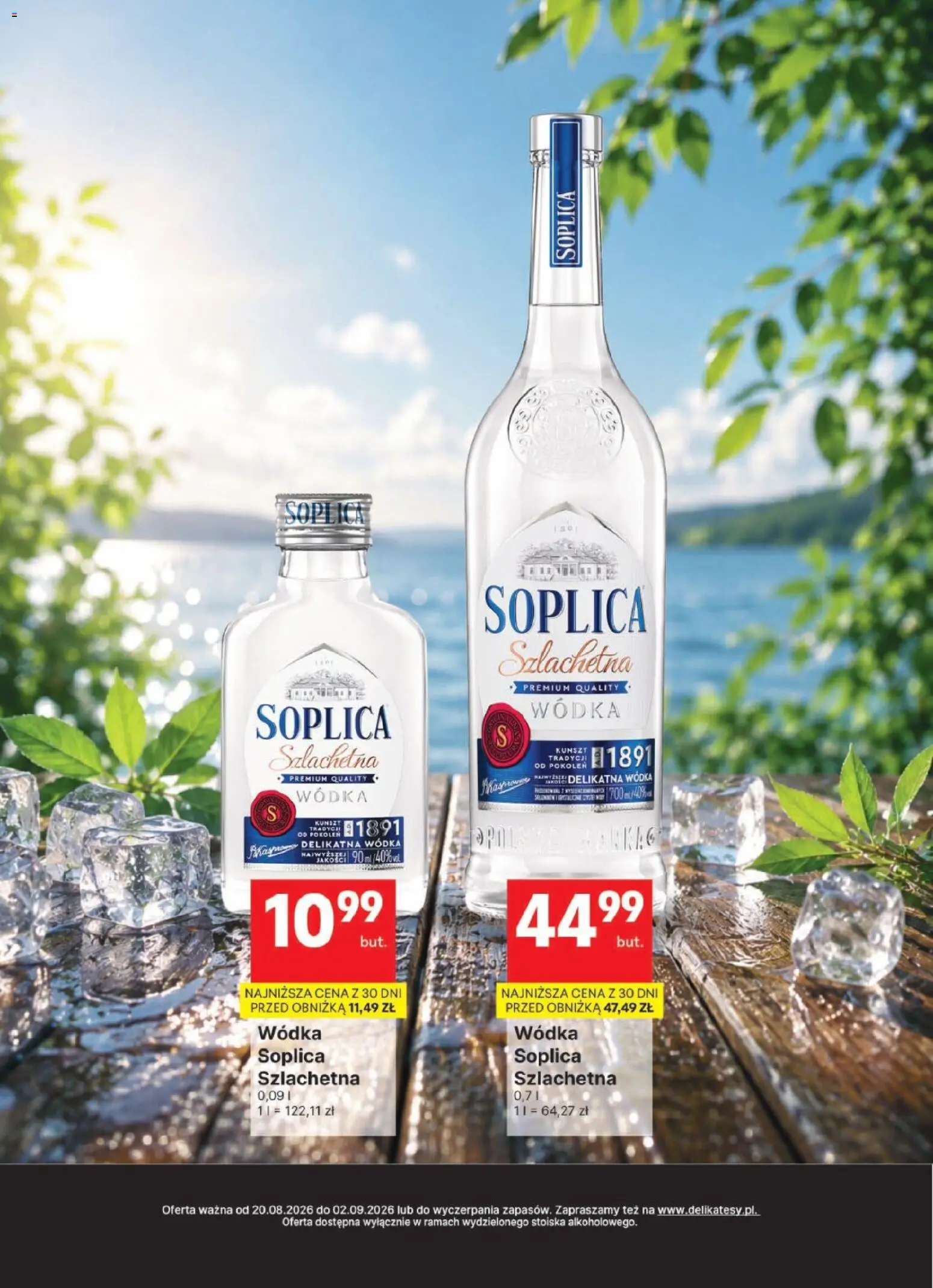 Delikatesy Centrum gazetka - DeliBarek od 20.08.2026 | Strona: 9 | Produkty: Soplica wódka, Soplica, Wódka