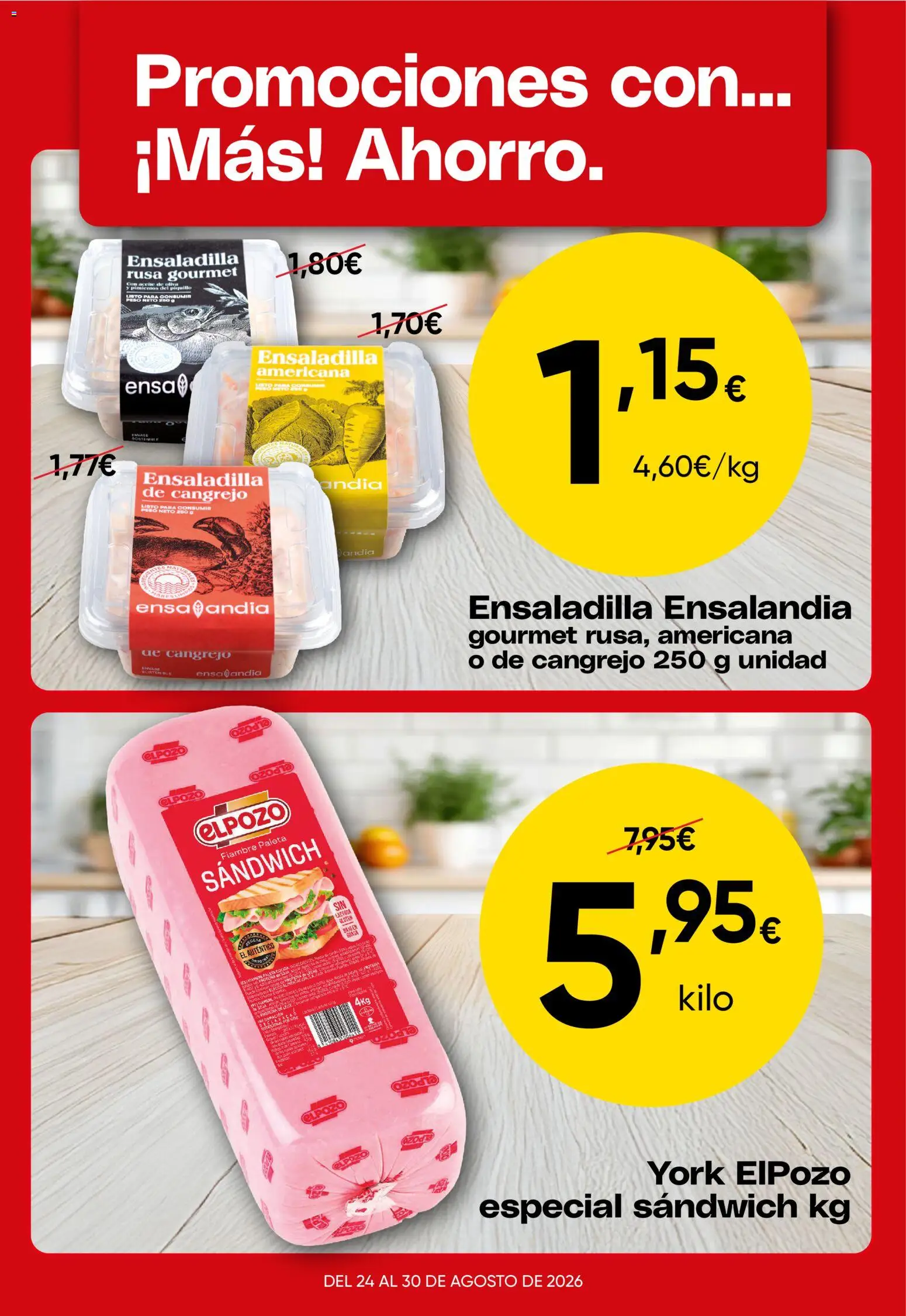 Froiz Oferta semanal │ válido desde el 24/08/2026 | Página: 3 | Productos: Proteína, Ensaladilla, Aceite, Peso