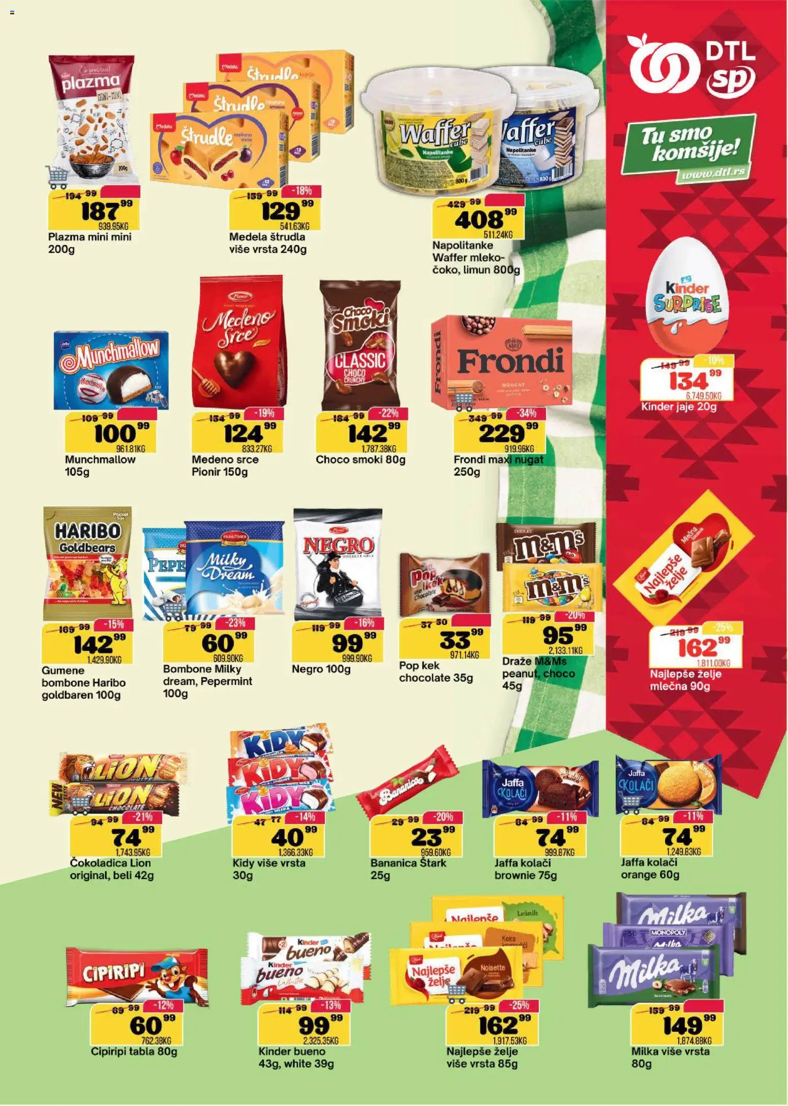 Senta Promet katalog - važi od 06.05.2026 | Strana: 11 | Proizvode: Keks, Munchmallow, Štrudla, Napolitanke