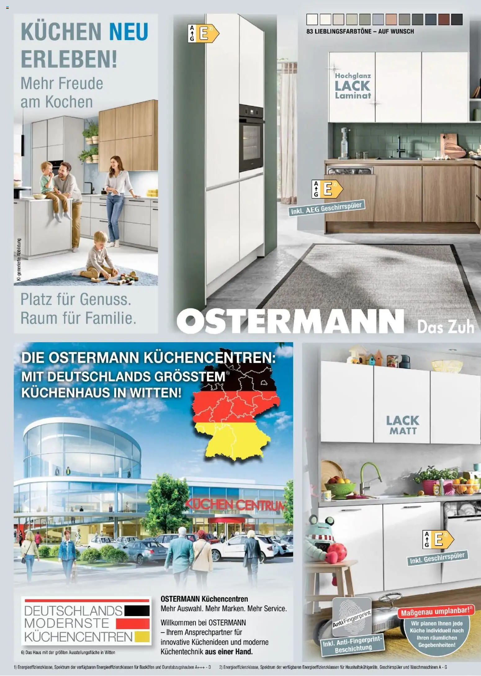 Ostermann - Fakta Küchenjournal 2026 – gültig ab 03.09.2026 | Seite: 22 | Produkte: AEG, Küche, Backofen, Kuchen