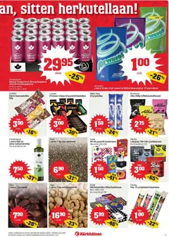Kärkkäinen-mainoslehti voimassa 05/08/2026 alkaen | Sivu: 11 | Tuotteet: Energiajuoma, Lakritsi, Proteiinipatukka, Purukumi