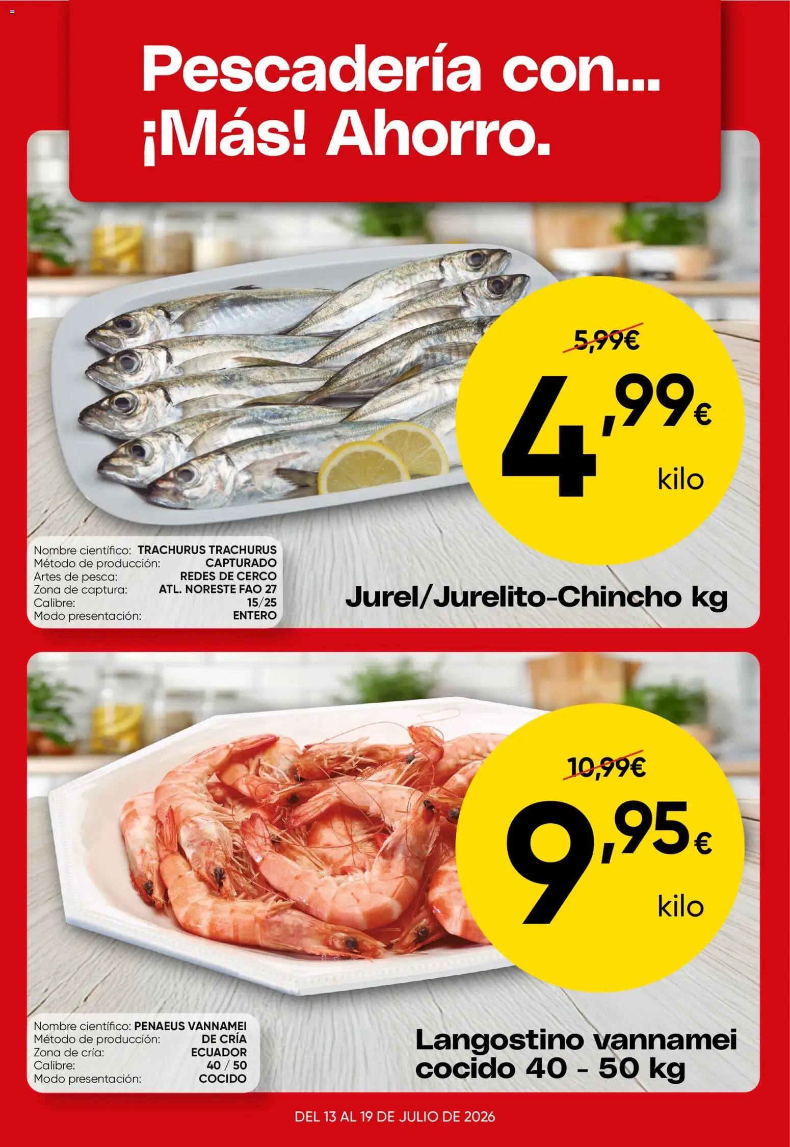 Froiz Oferta semanal │ válido desde el 13/07/2026 | Página: 2 | Productos: Langostino