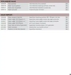 Hanos - Wildbrochure 2025/2026 - Voorbeeld van een folder van Hanos, geldig van 05.10.2025 | Pagina: 21 | Producten: Kisperec
